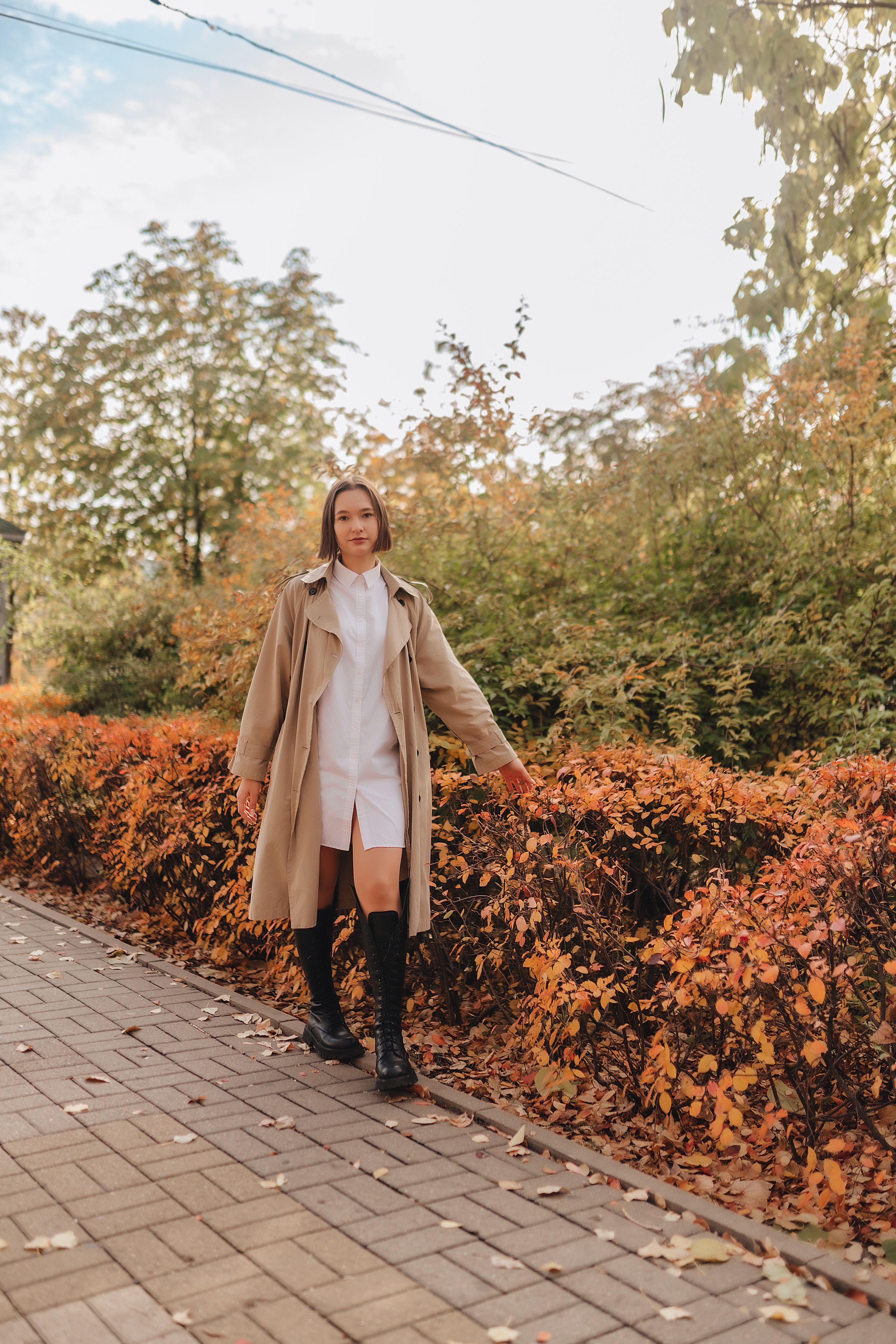 Осенняя прогулка в городском парке. Фотограф Карина Шмулёва. Воронеж и область