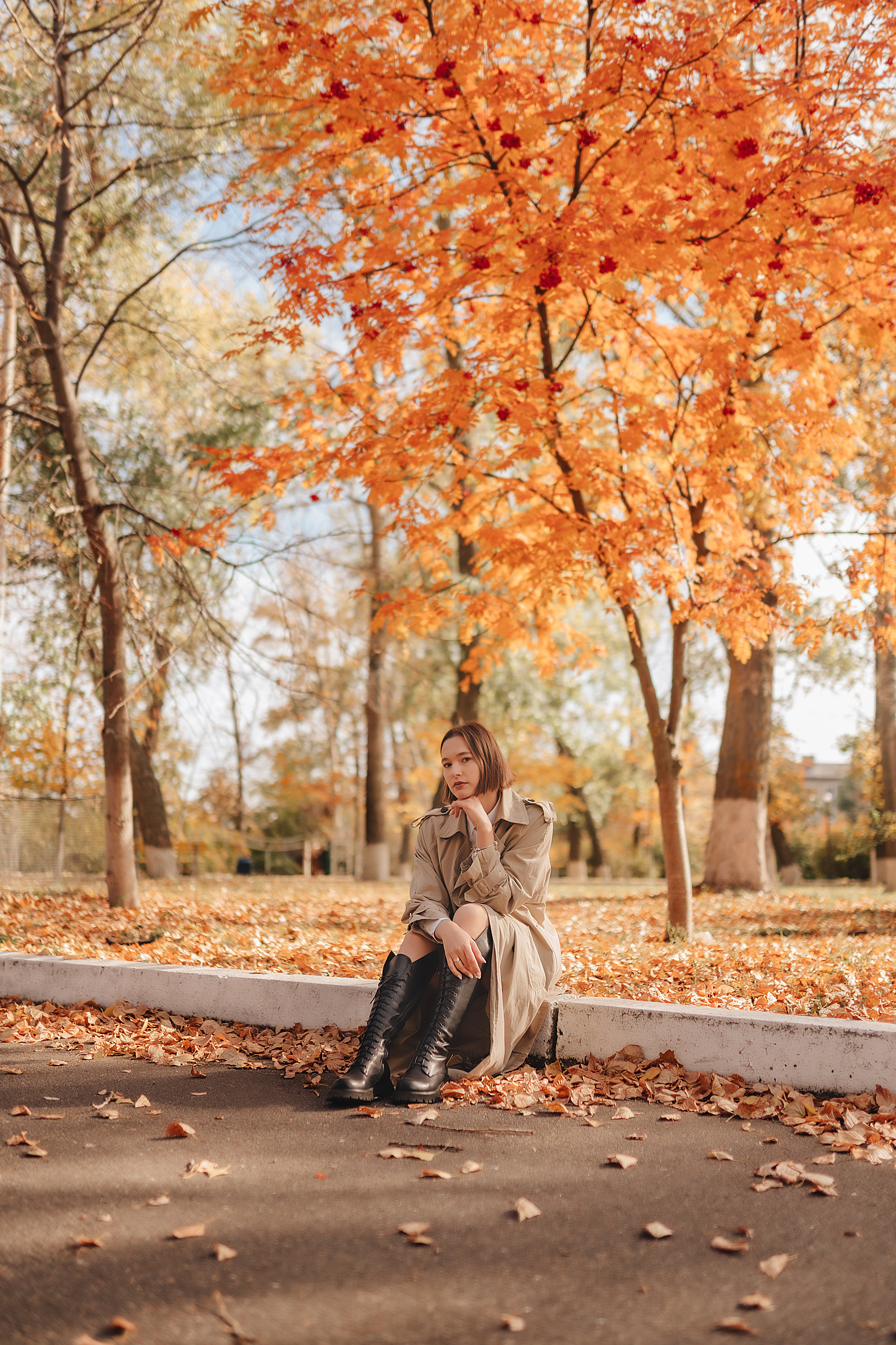 Осенняя прогулка в городском парке. Фотограф Карина Шмулёва. Воронеж и область