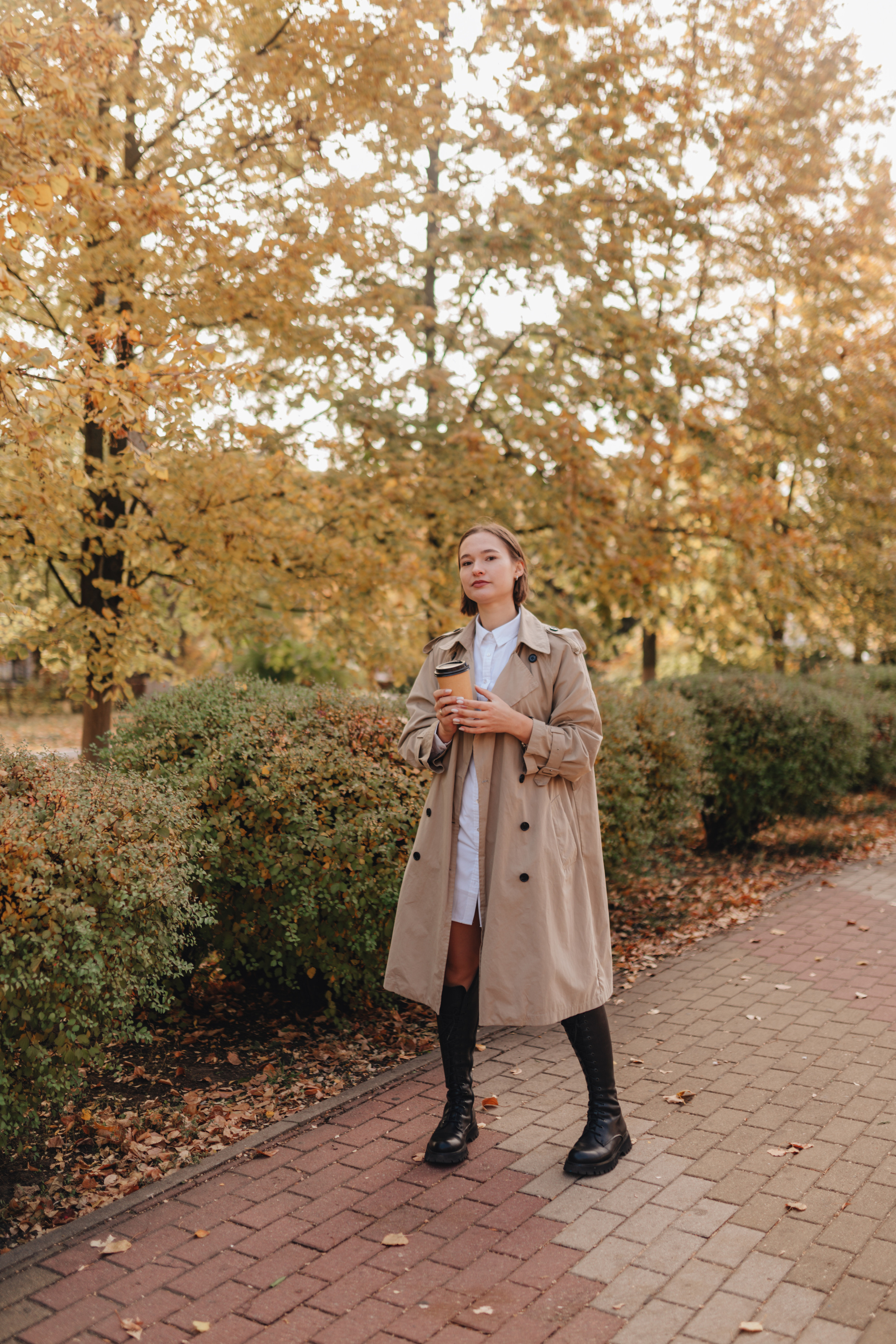 Осенняя прогулка в городском парке. Фотограф Карина Шмулёва. Воронеж и область