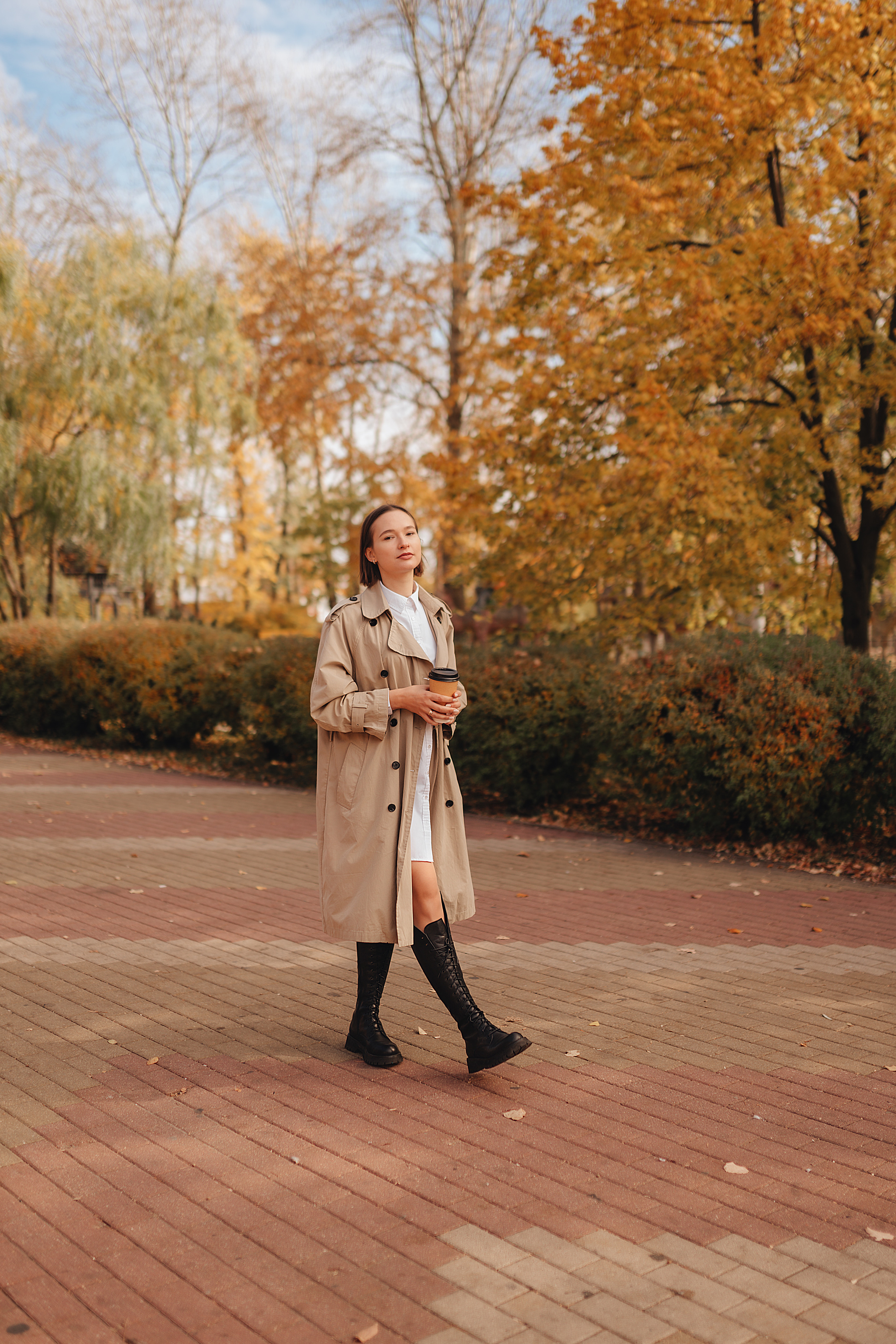 Осенняя прогулка в городском парке. Фотограф Карина Шмулёва. Воронеж и область