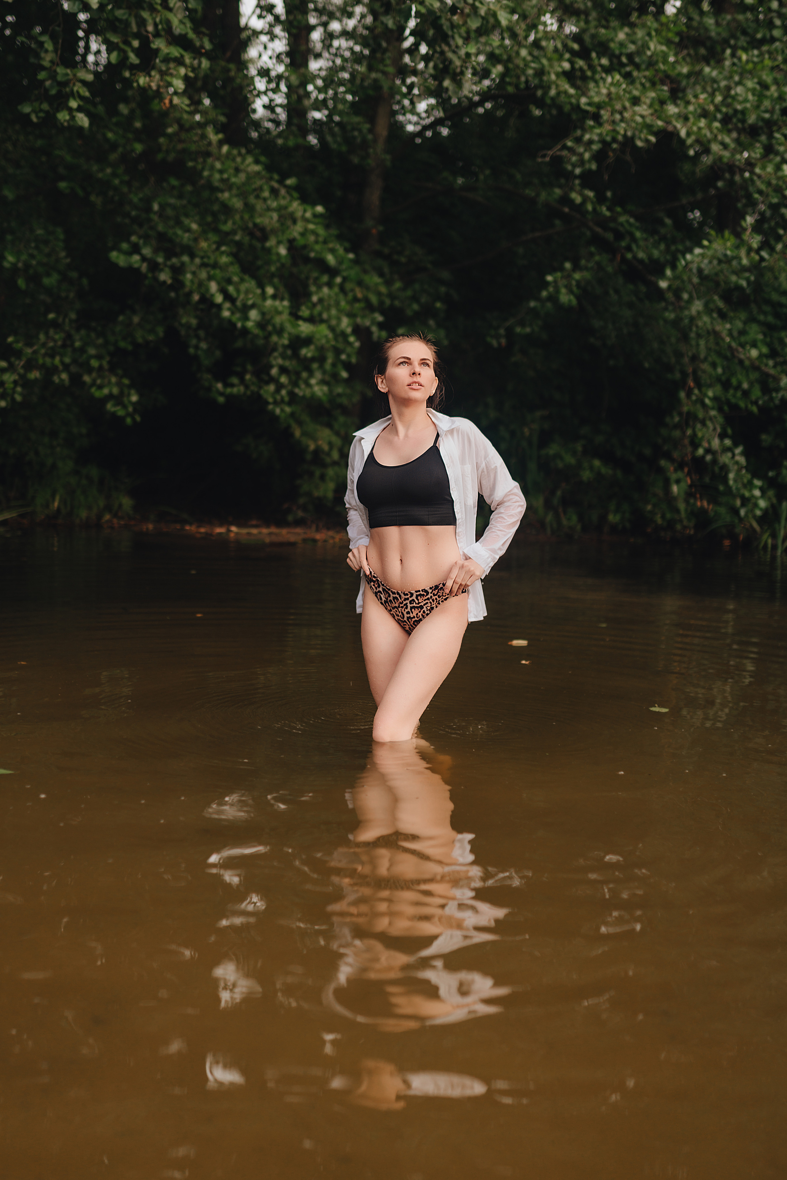 Кристина |Съемка в реке. Фотограф Карина Шмулёва. Воронеж и область