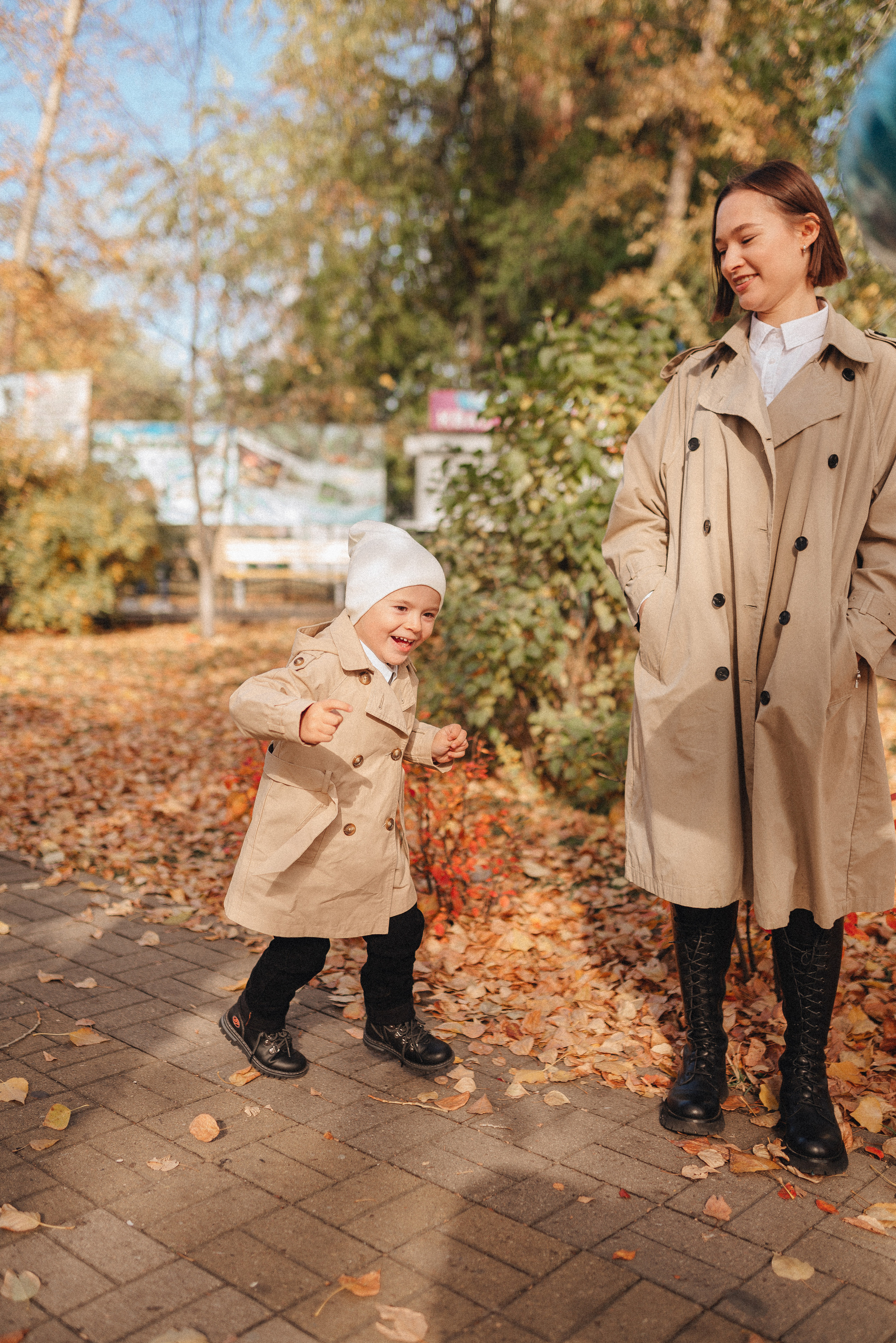 Осенняя прогулка в городском парке. Фотограф Карина Шмулёва. Воронеж и область