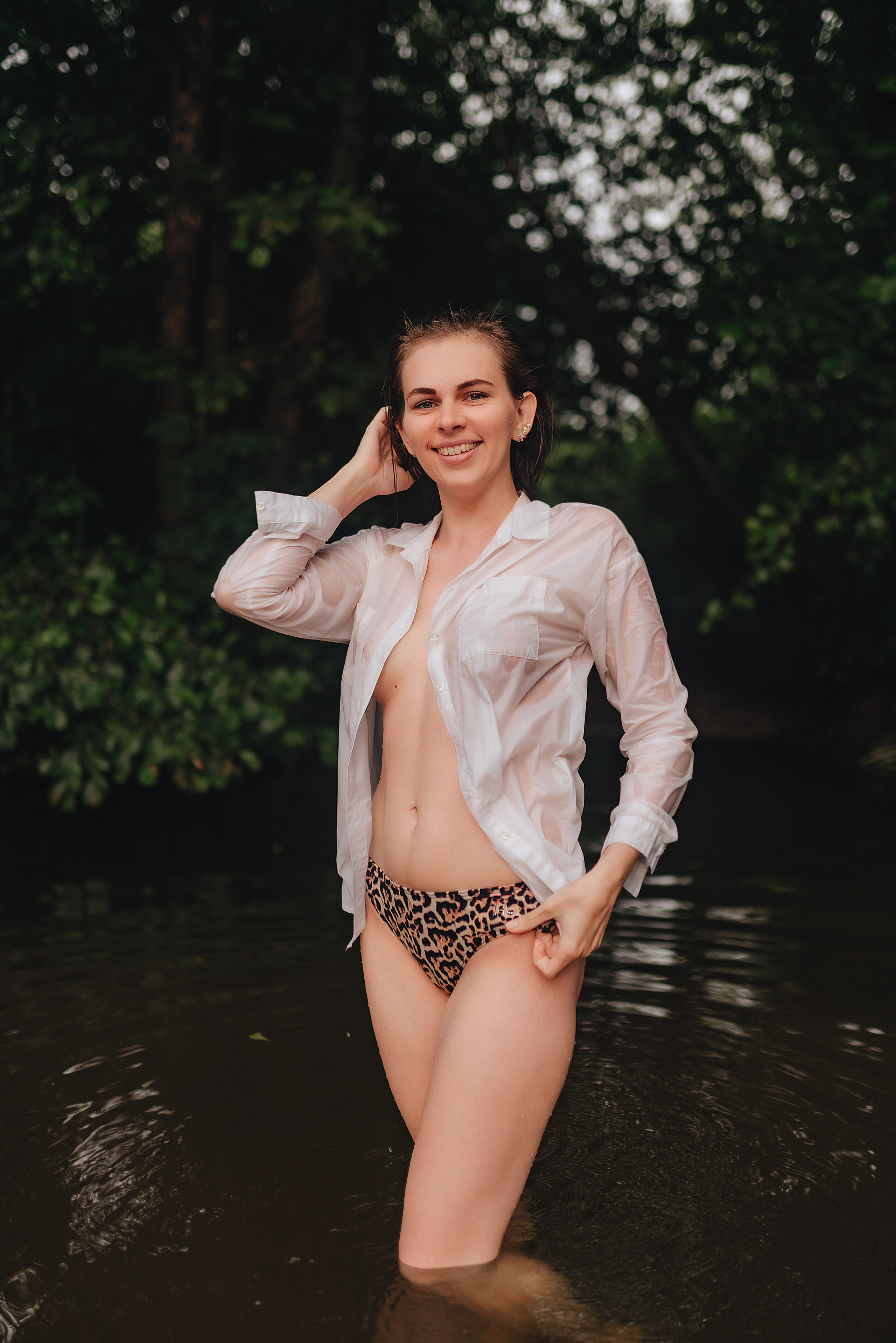 Кристина |Съемка в реке. Фотограф Карина Шмулёва. Воронеж и область