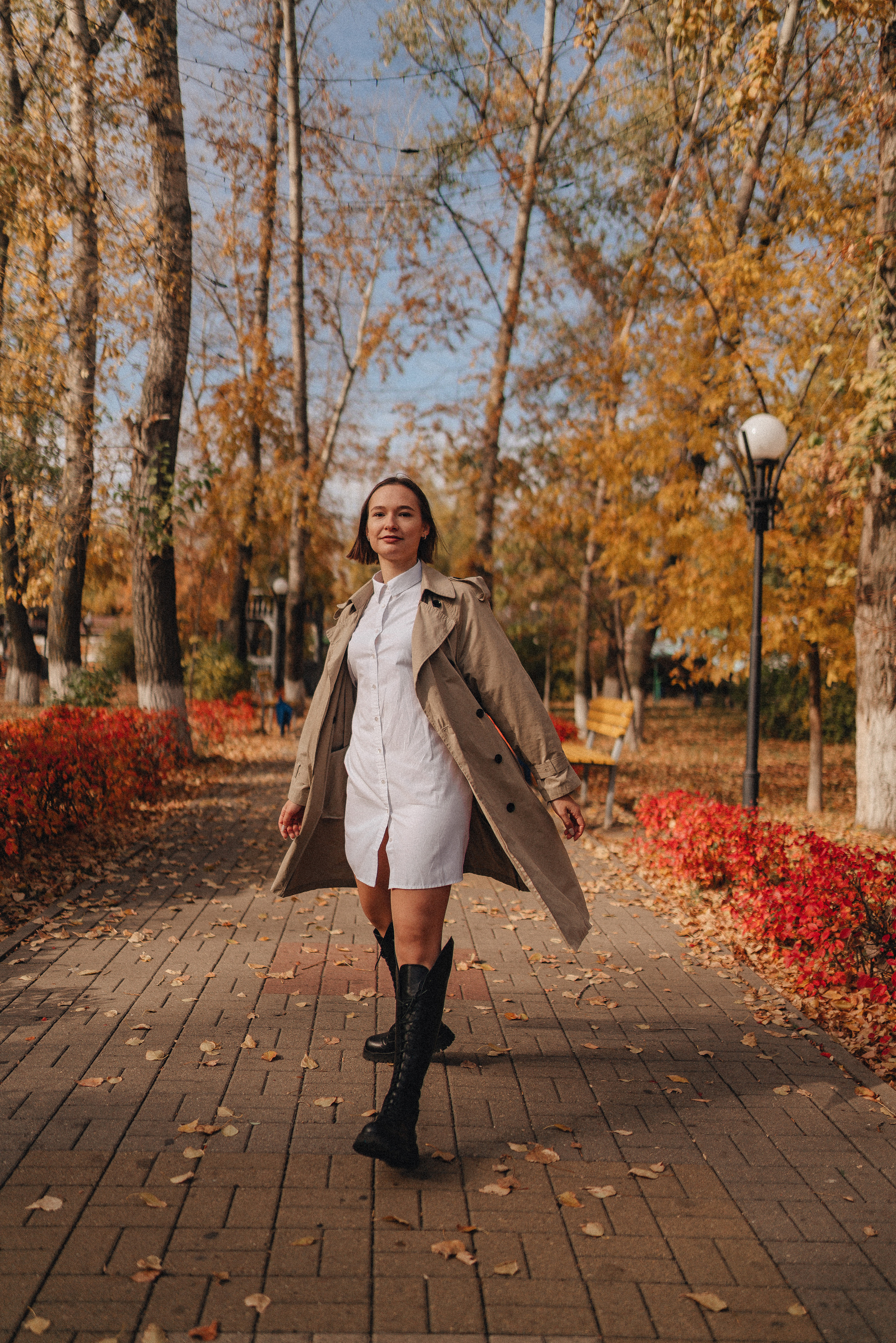 Осенняя прогулка в городском парке. Фотограф Карина Шмулёва. Воронеж и область
