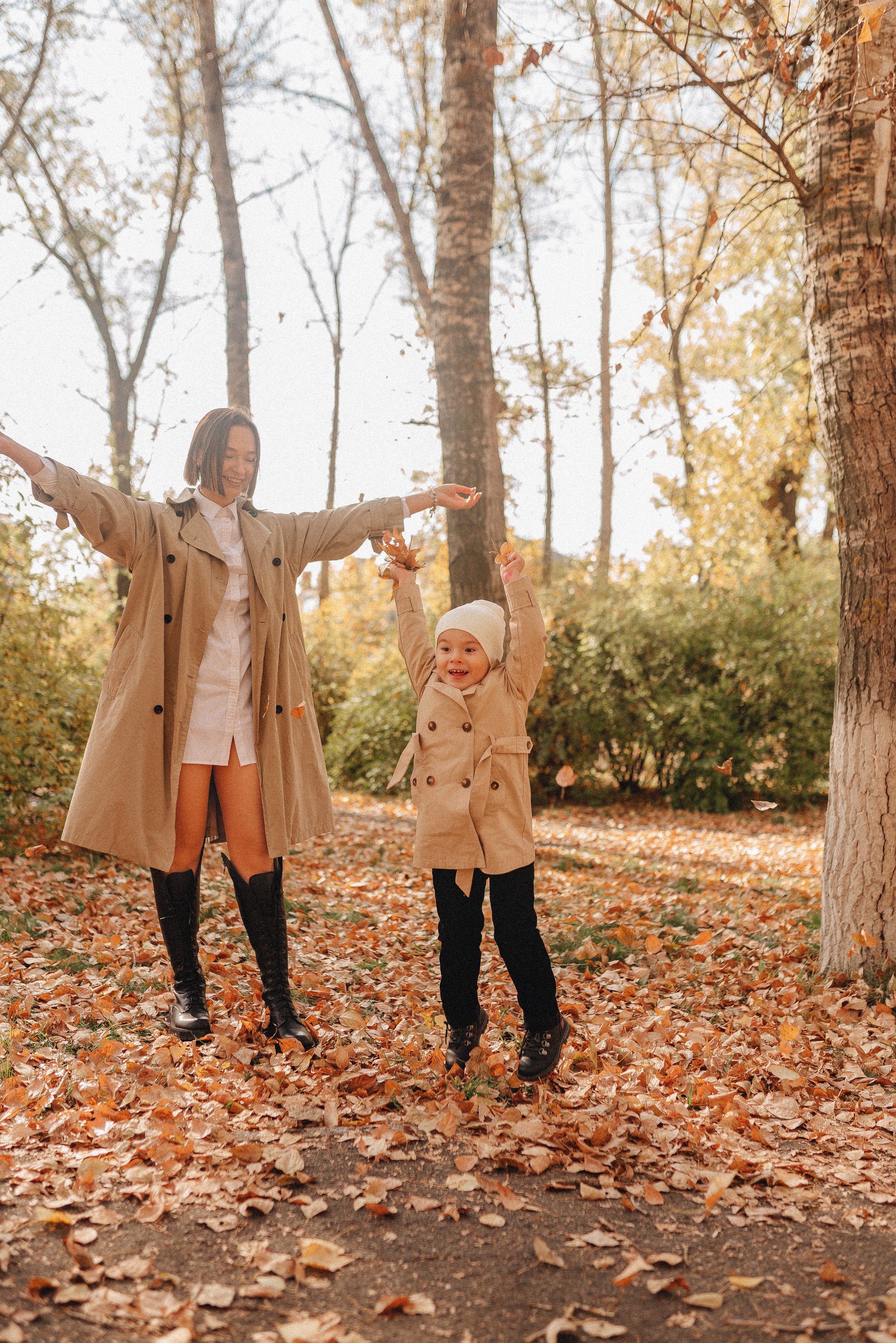 Осенняя прогулка в городском парке. Фотограф Карина Шмулёва. Воронеж и область