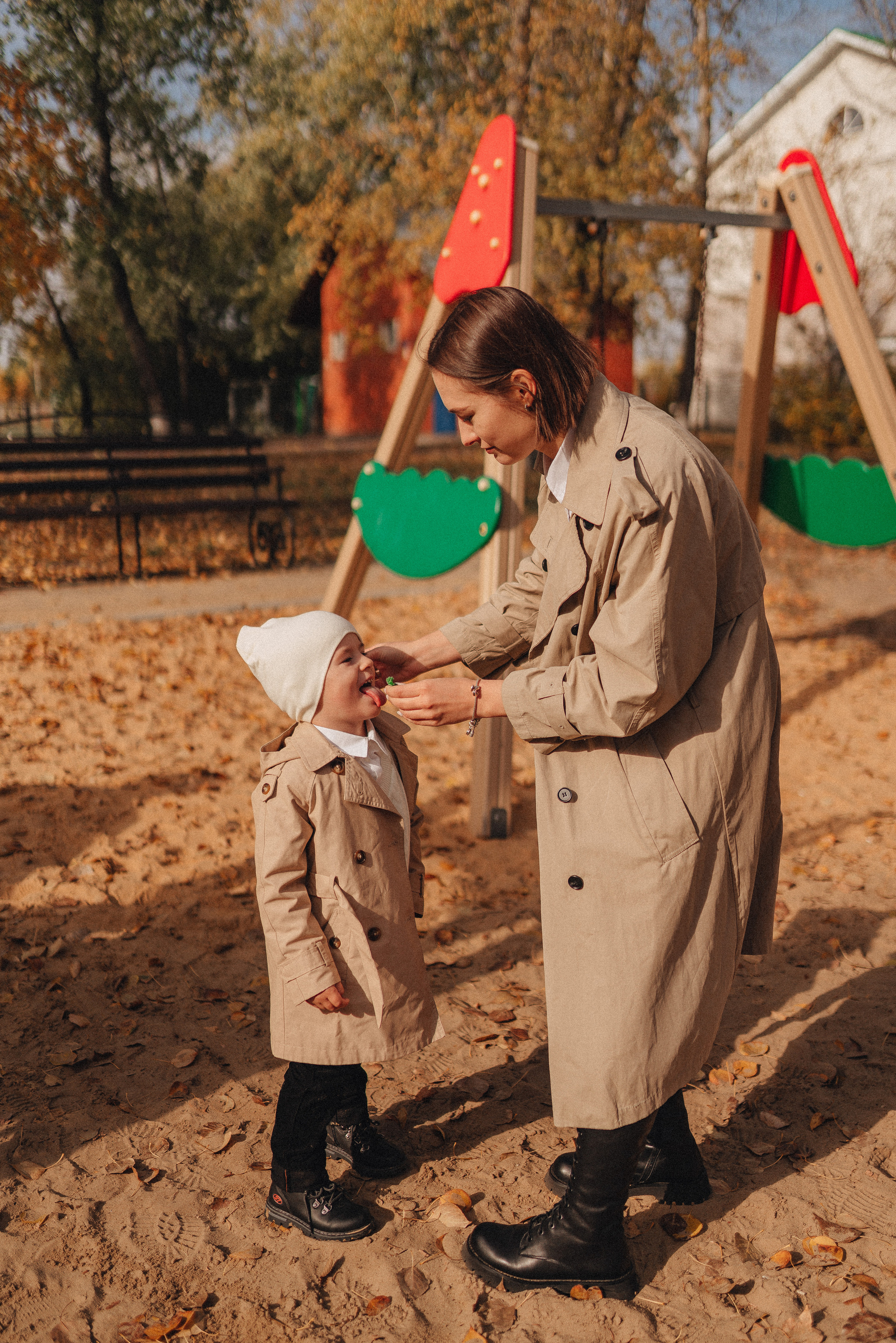 Осенняя прогулка в городском парке. Фотограф Карина Шмулёва. Воронеж и область