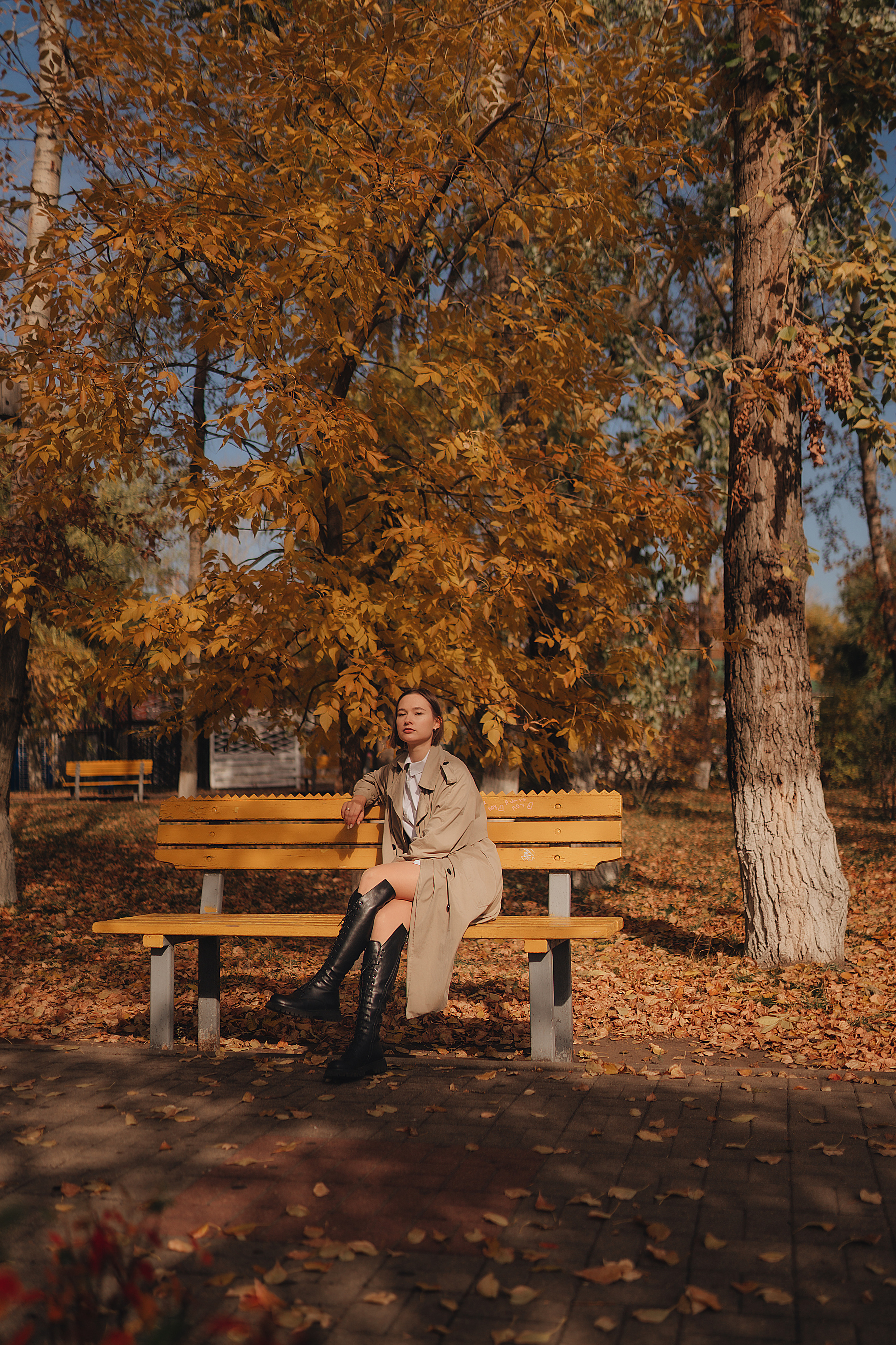 Осенняя прогулка в городском парке. Фотограф Карина Шмулёва. Воронеж и область