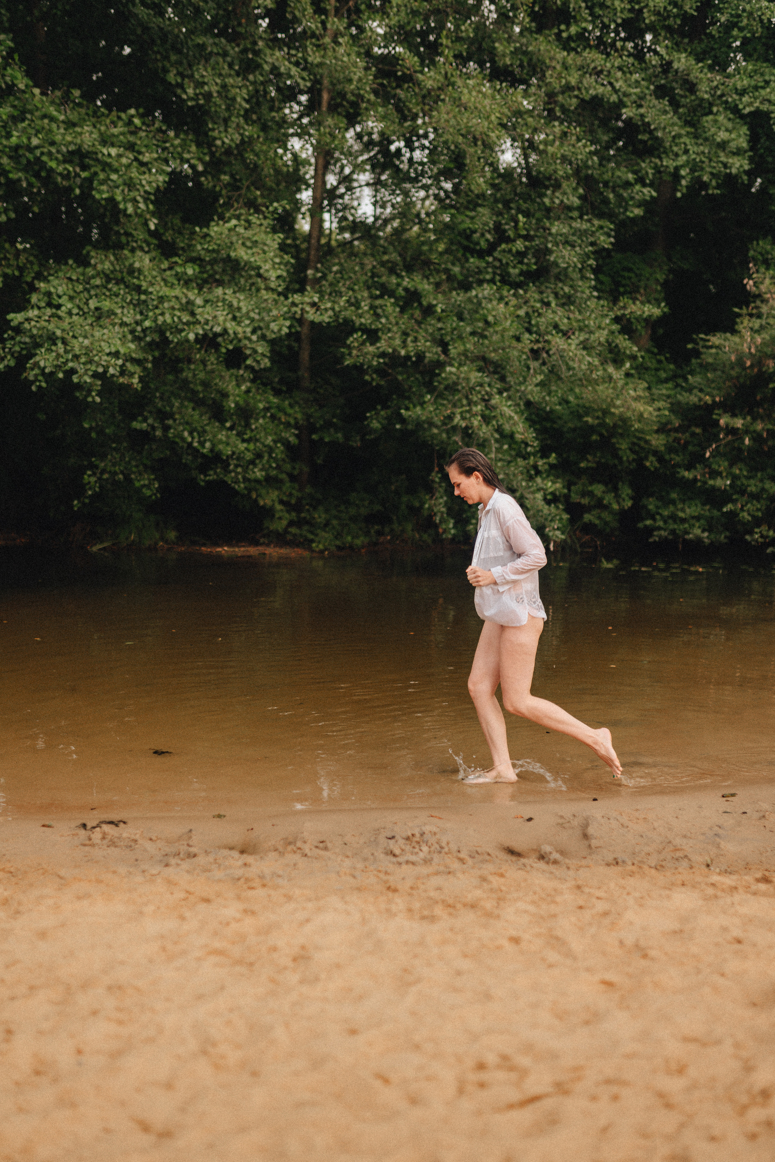 Кристина |Съемка в реке. Фотограф Карина Шмулёва. Воронеж и область