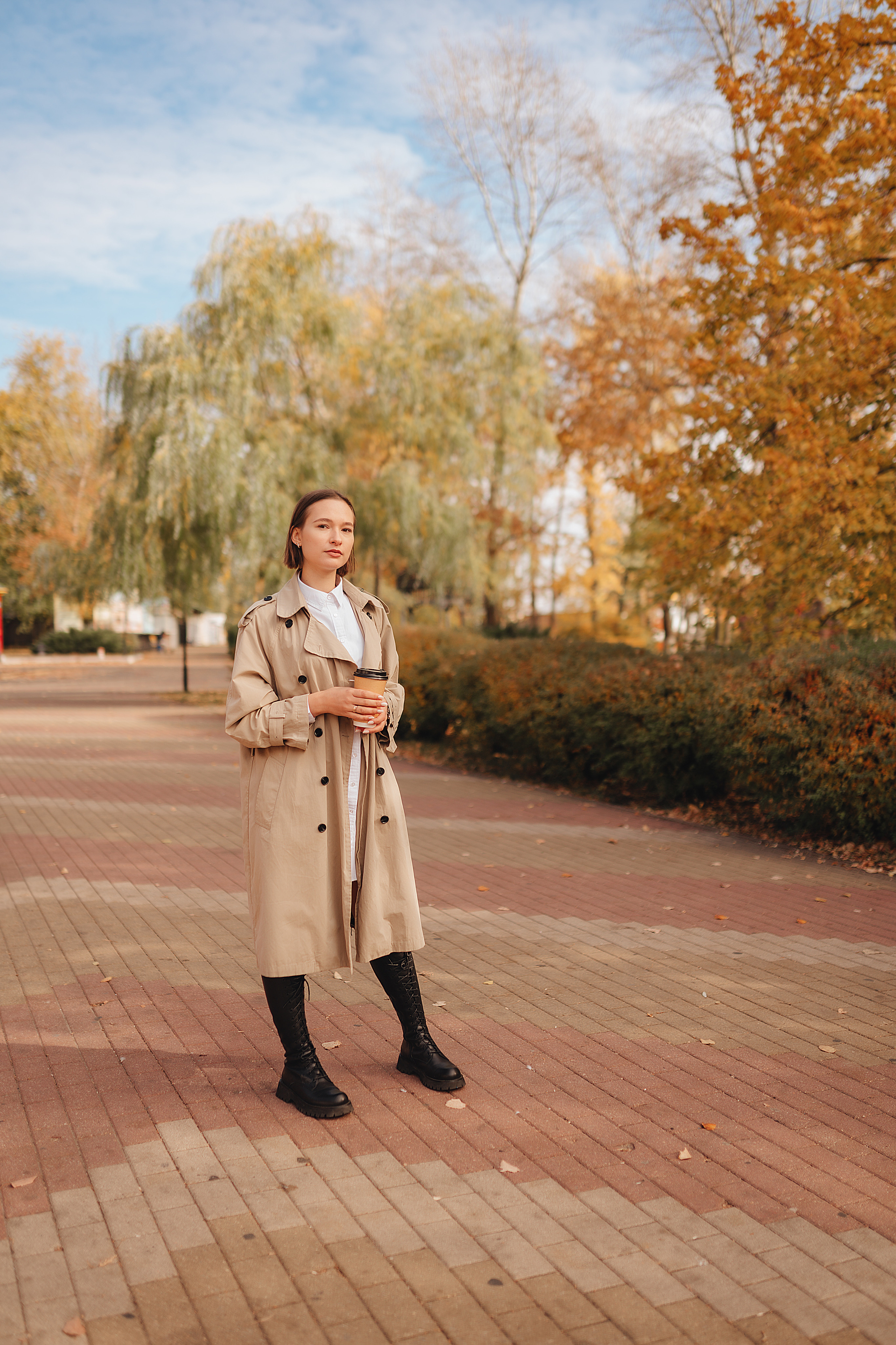 Осенняя прогулка в городском парке. Фотограф Карина Шмулёва. Воронеж и область