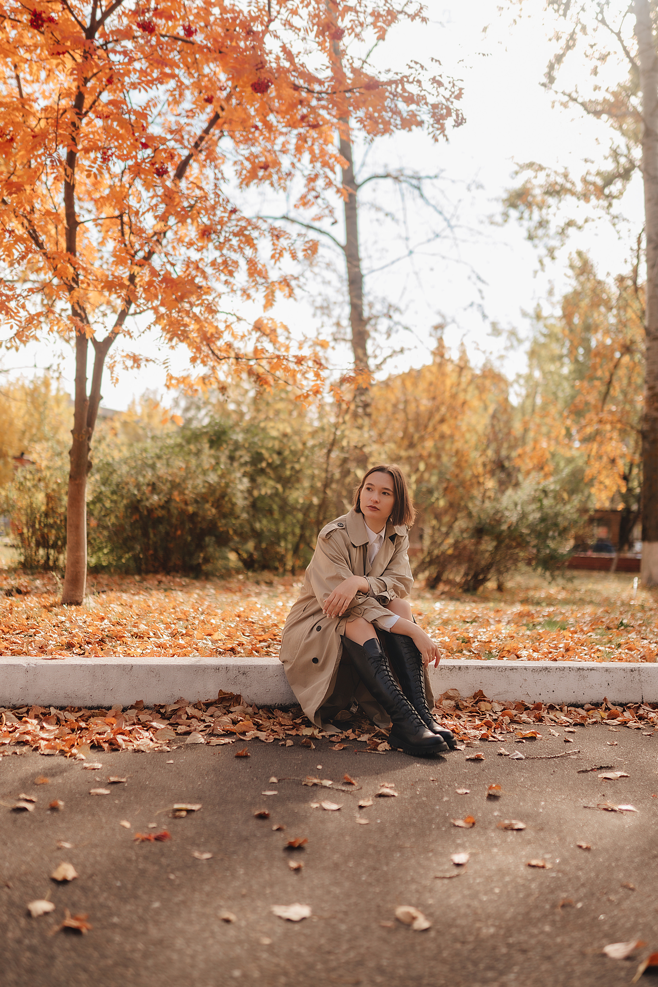 Осенняя прогулка в городском парке. Фотограф Карина Шмулёва. Воронеж и область