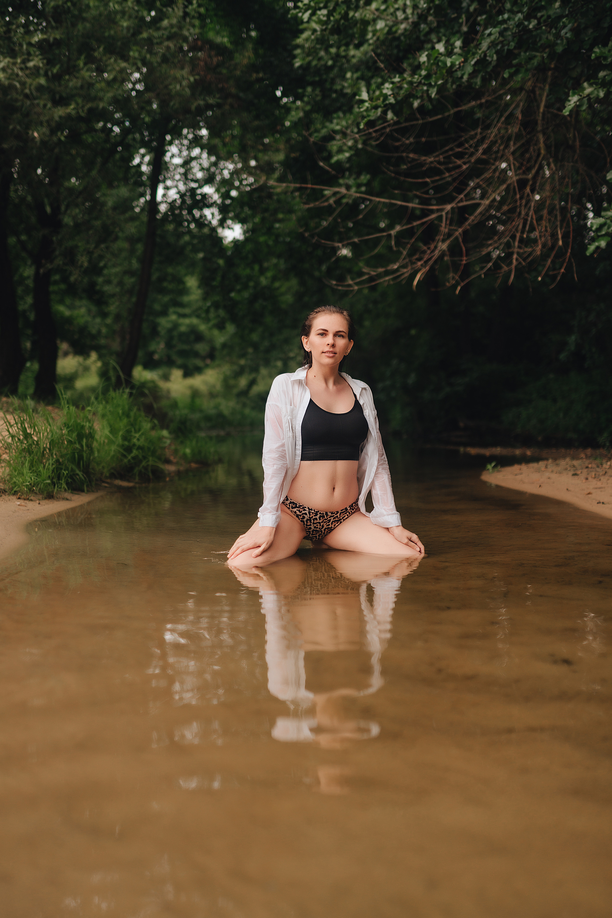 Кристина |Съемка в реке. Фотограф Карина Шмулёва. Воронеж и область