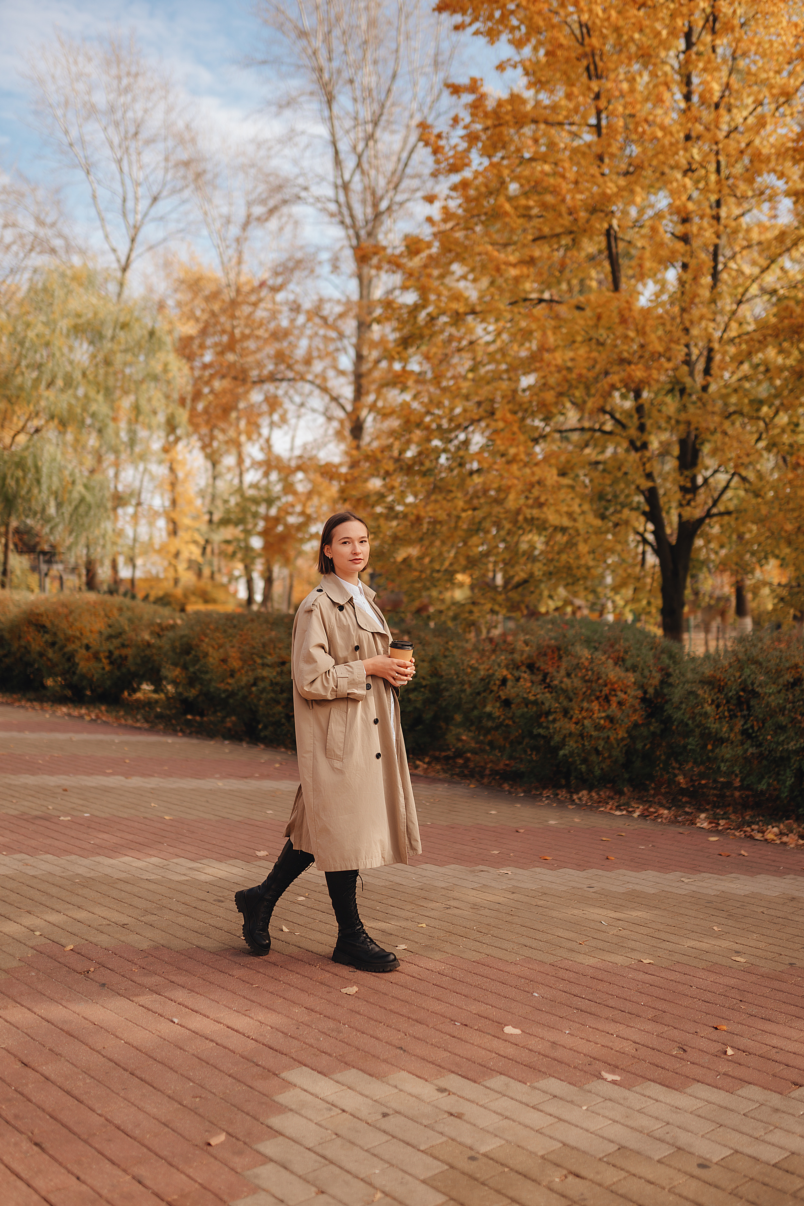 Осенняя прогулка в городском парке. Фотограф Карина Шмулёва. Воронеж и область