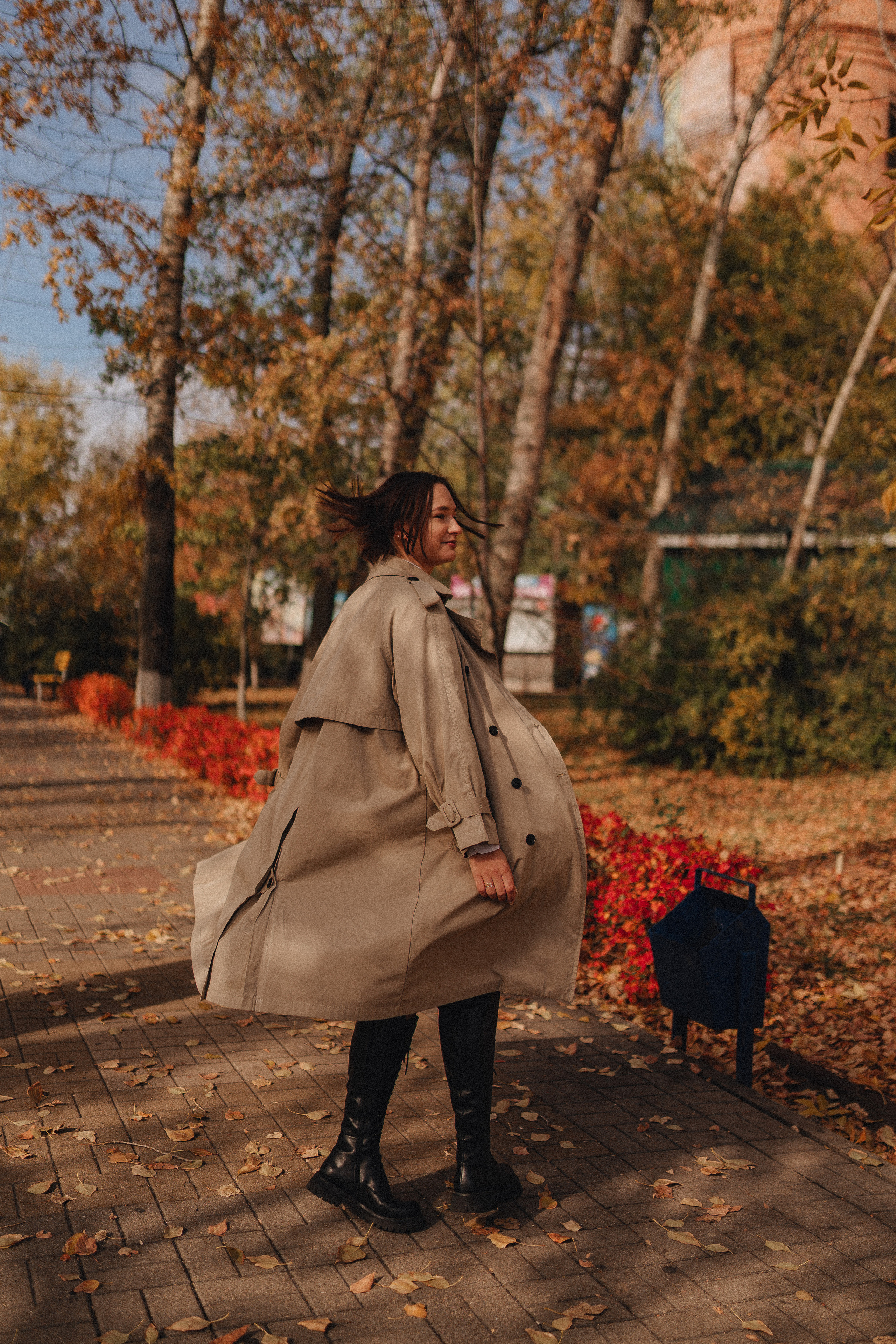 Осенняя прогулка в городском парке. Фотограф Карина Шмулёва. Воронеж и область