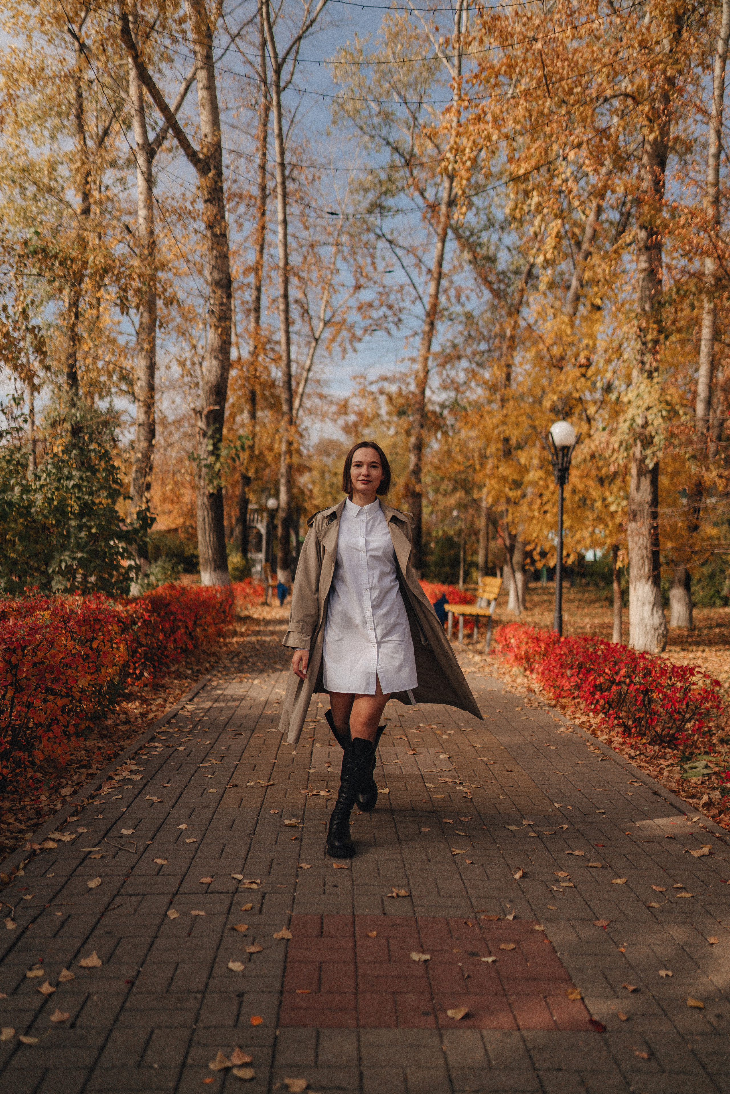 Осенняя прогулка в городском парке. Фотограф Карина Шмулёва. Воронеж и область