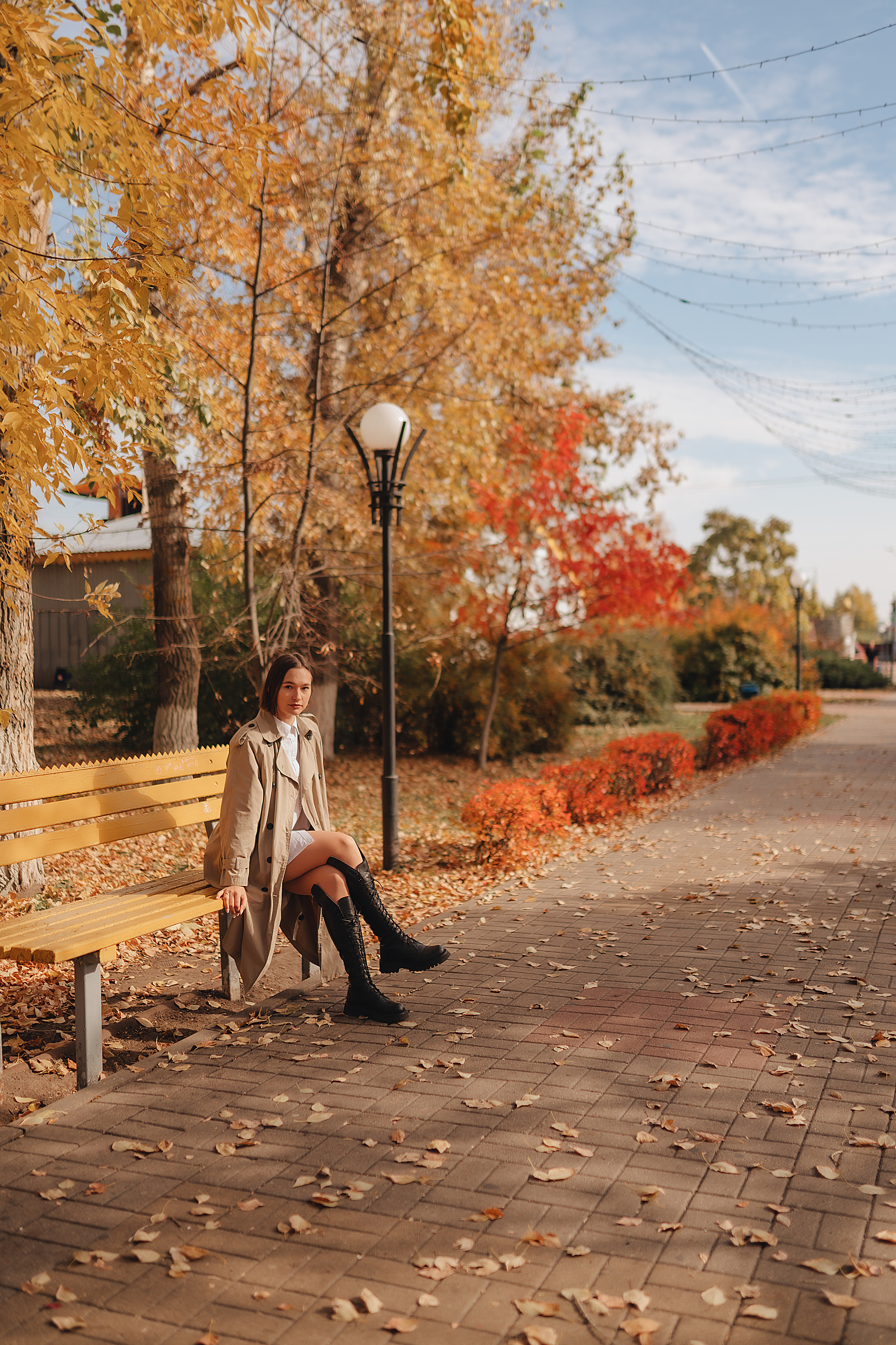 Осенняя прогулка в городском парке. Фотограф Карина Шмулёва. Воронеж и область