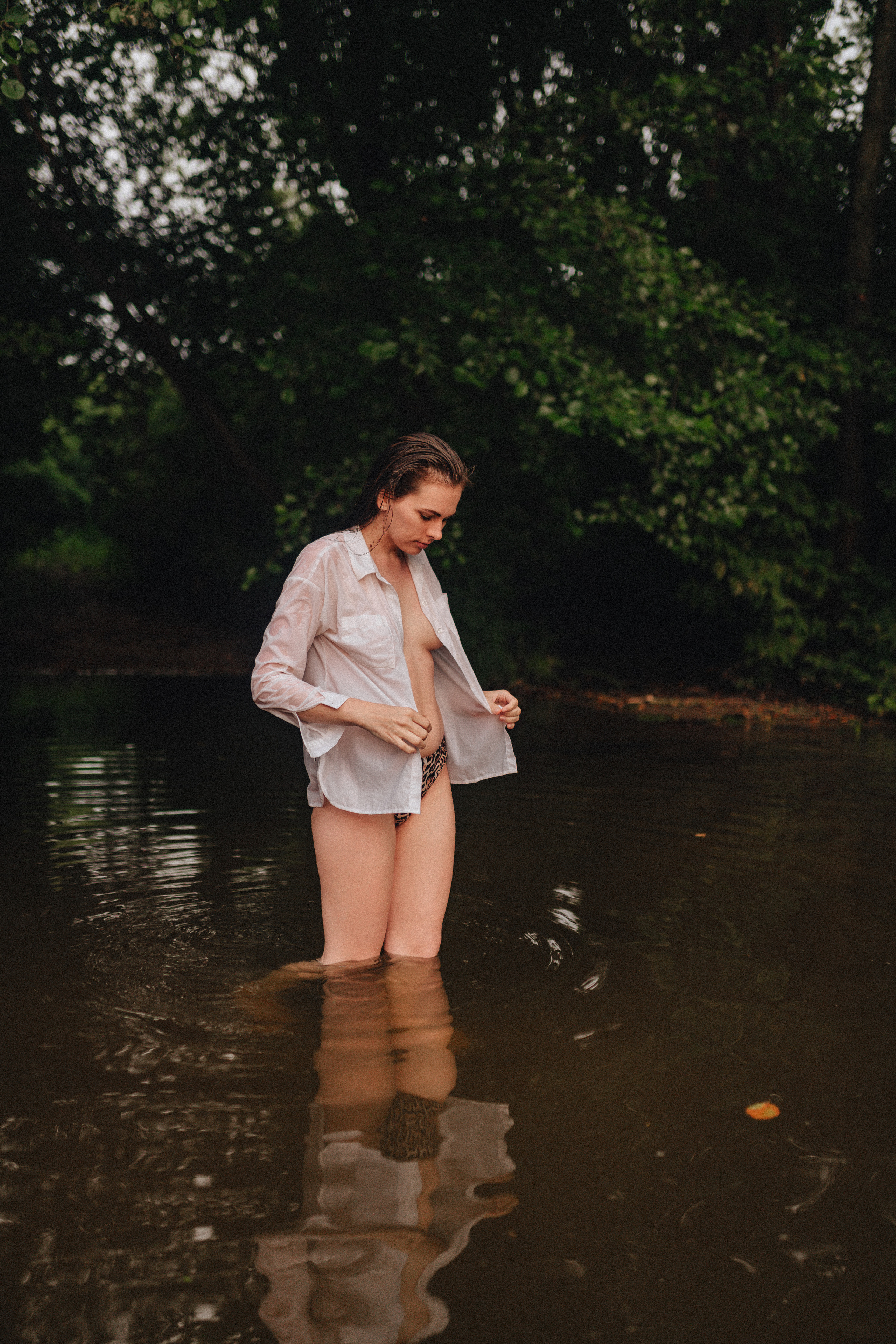 Кристина |Съемка в реке. Фотограф Карина Шмулёва. Воронеж и область
