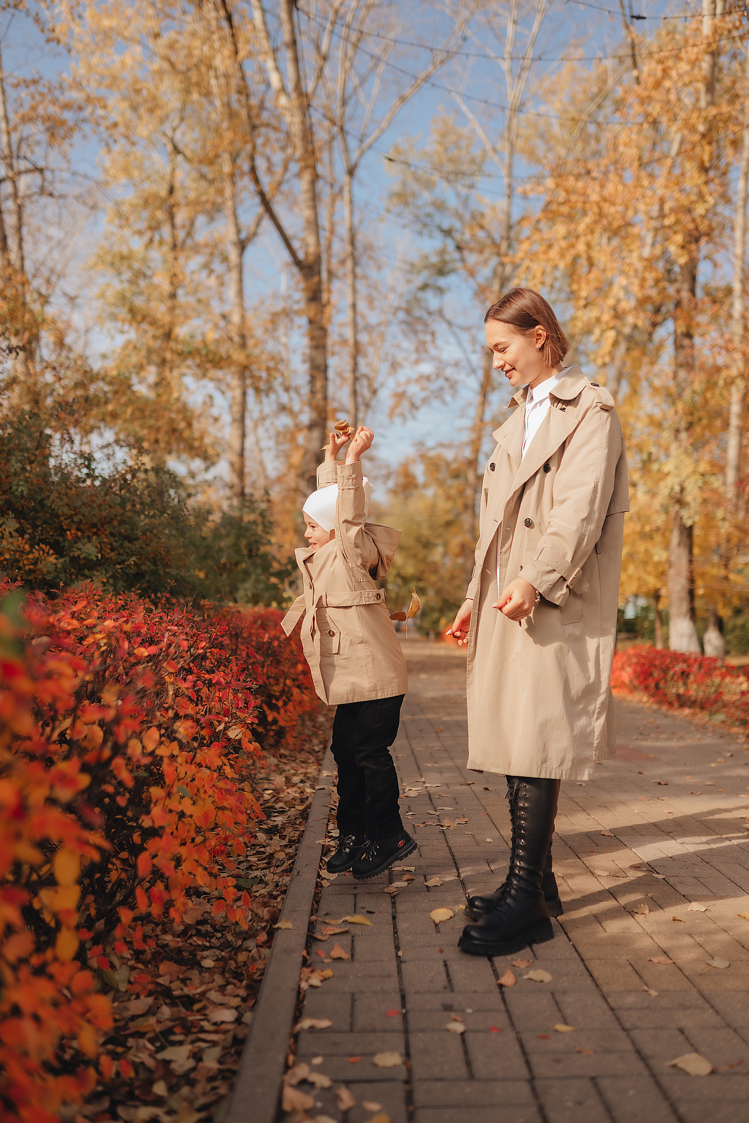 Осенняя прогулка в городском парке. Фотограф Карина Шмулёва. Воронеж и область