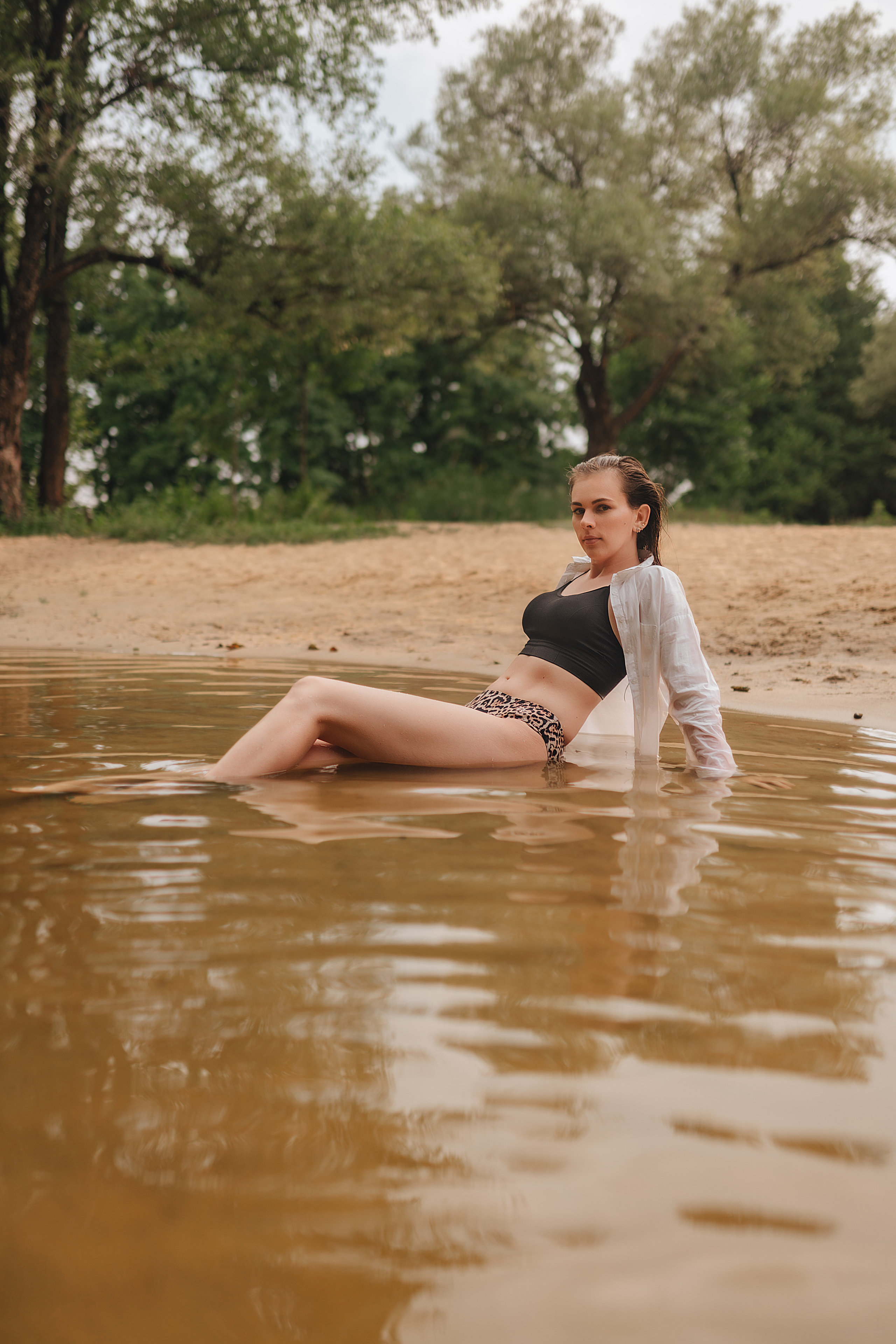 Кристина |Съемка в реке. Фотограф Карина Шмулёва. Воронеж и область