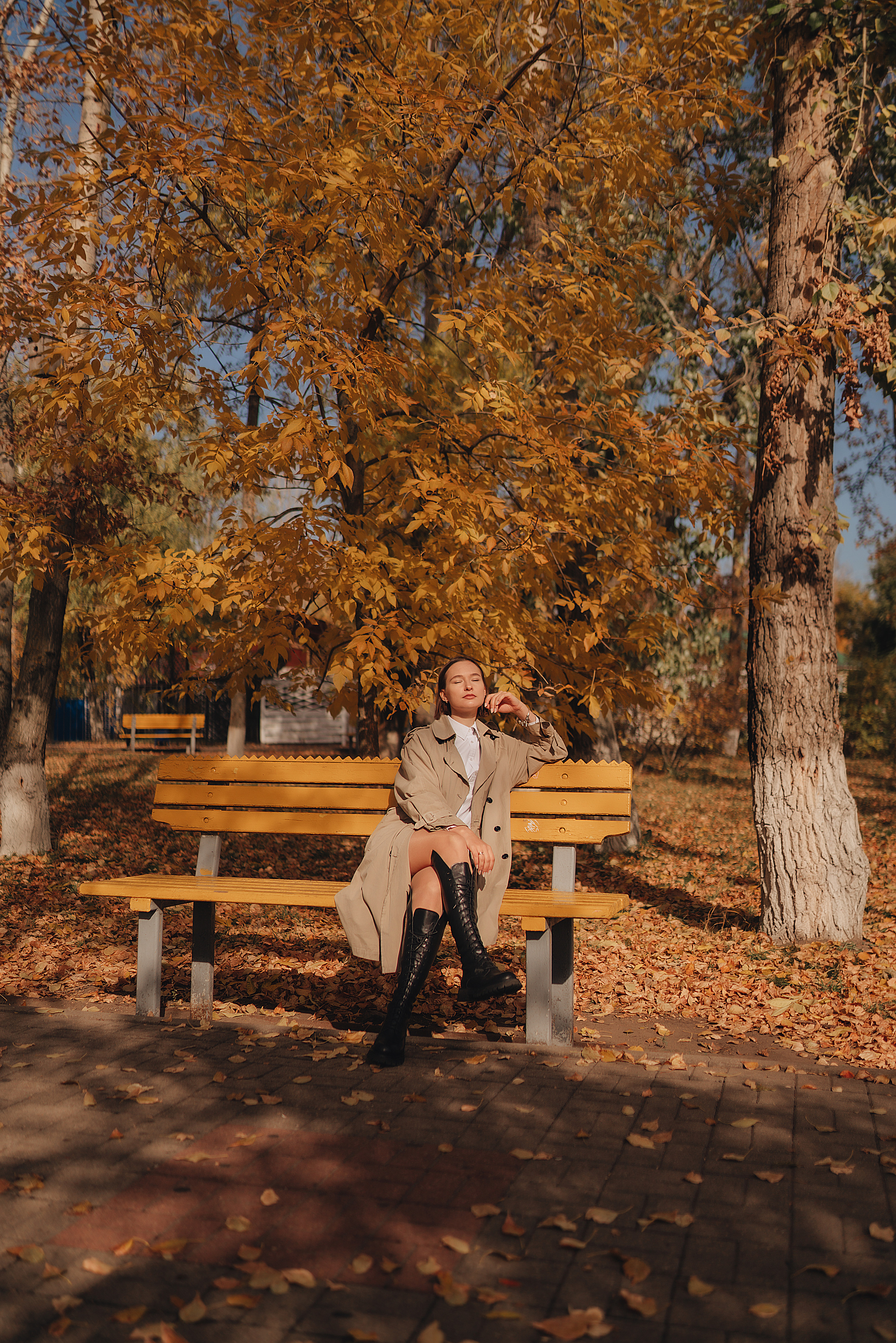 Осенняя прогулка в городском парке. Фотограф Карина Шмулёва. Воронеж и область