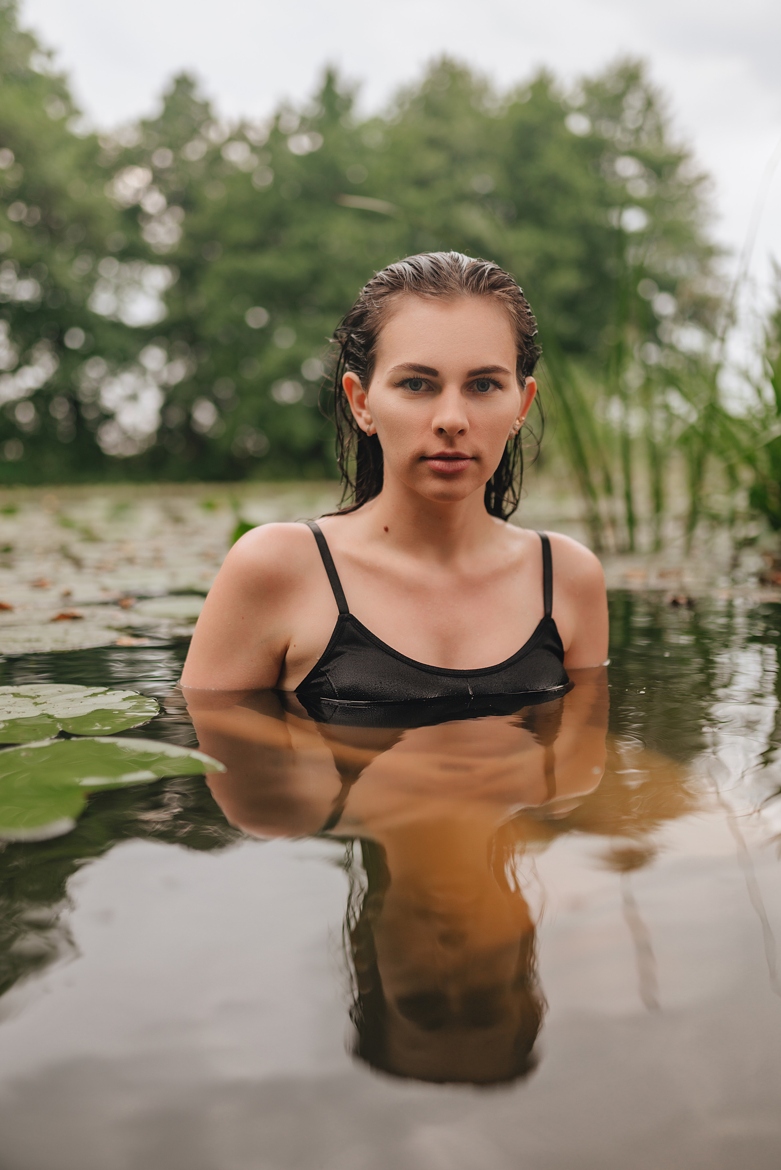 Кристина |Съемка в реке. Фотограф Карина Шмулёва. Воронеж и область