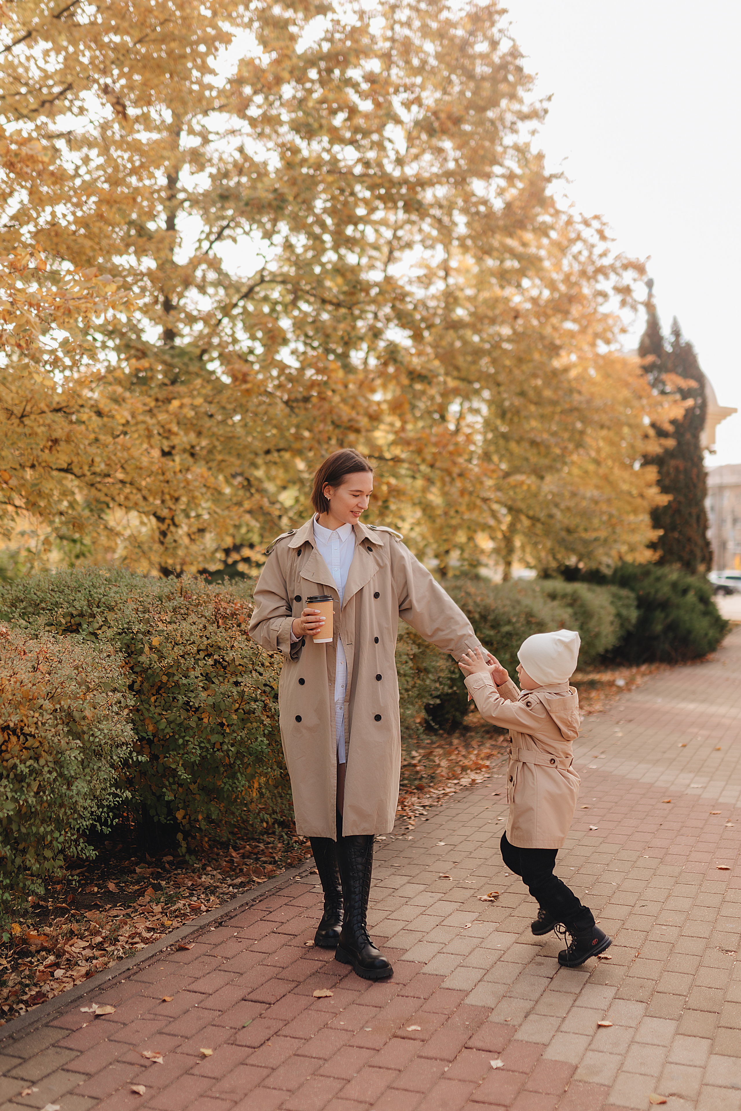 Осенняя прогулка в городском парке. Фотограф Карина Шмулёва. Воронеж и область