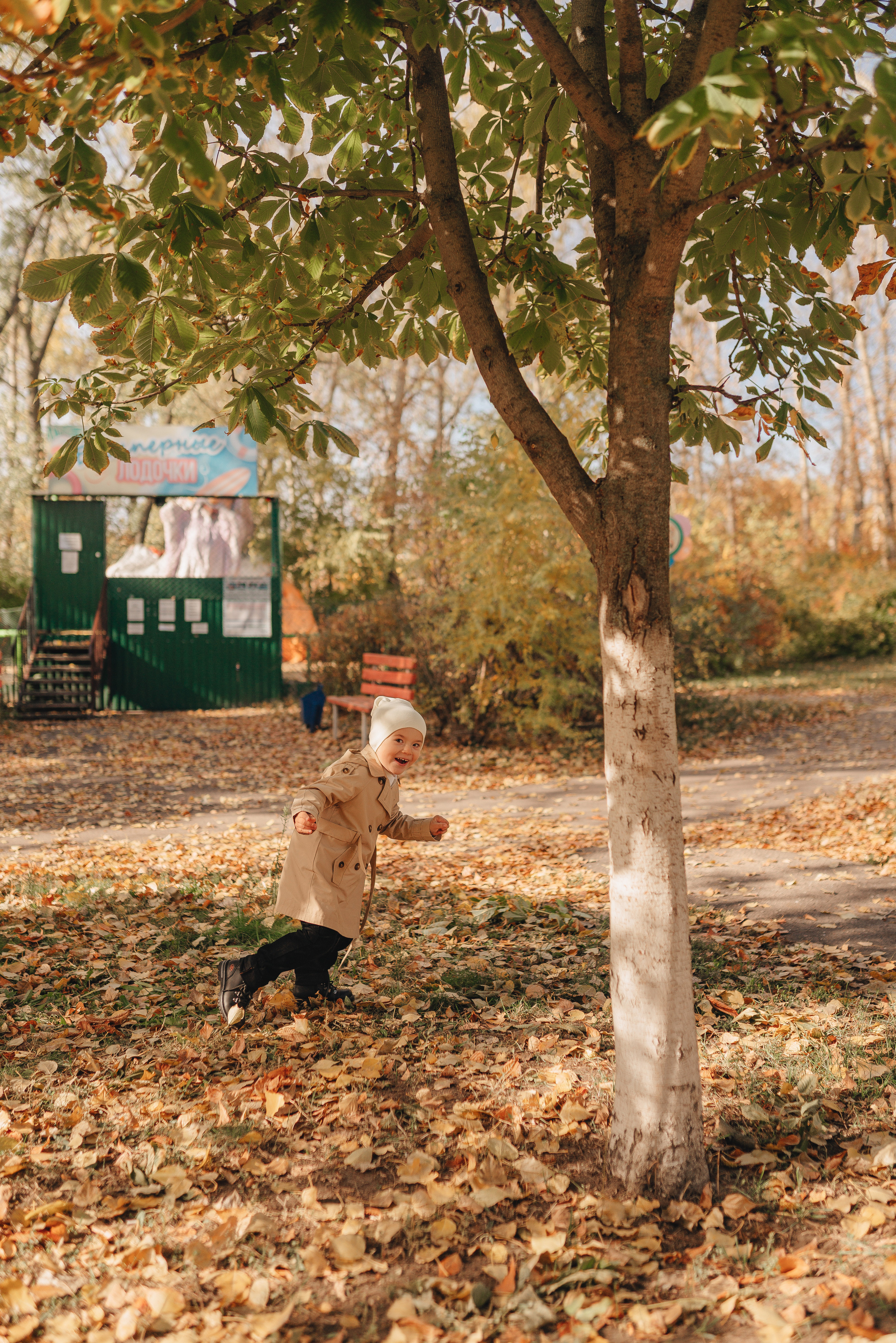 Осенняя прогулка в городском парке. Фотограф Карина Шмулёва. Воронеж и область