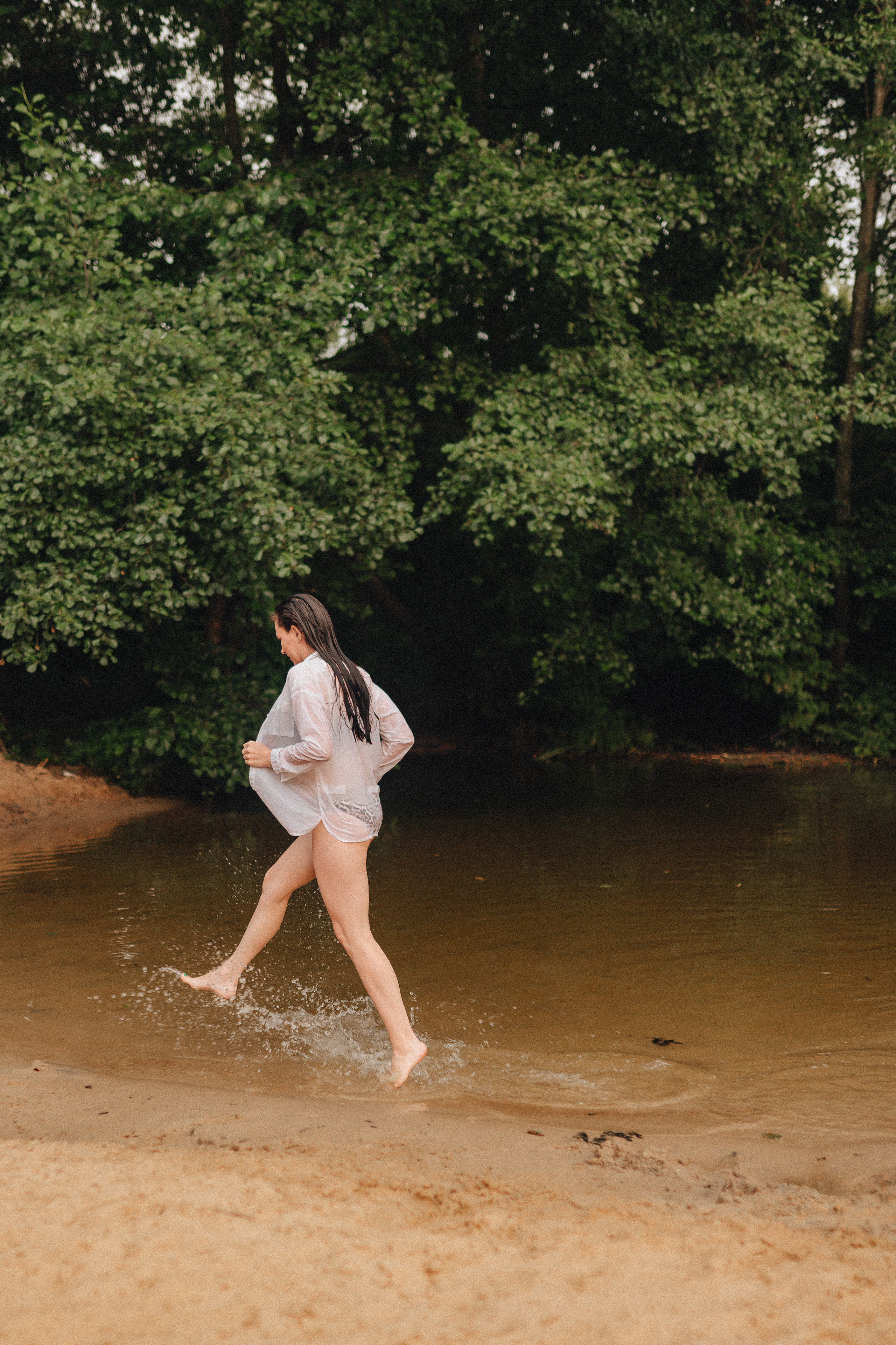 Кристина |Съемка в реке. Фотограф Карина Шмулёва. Воронеж и область