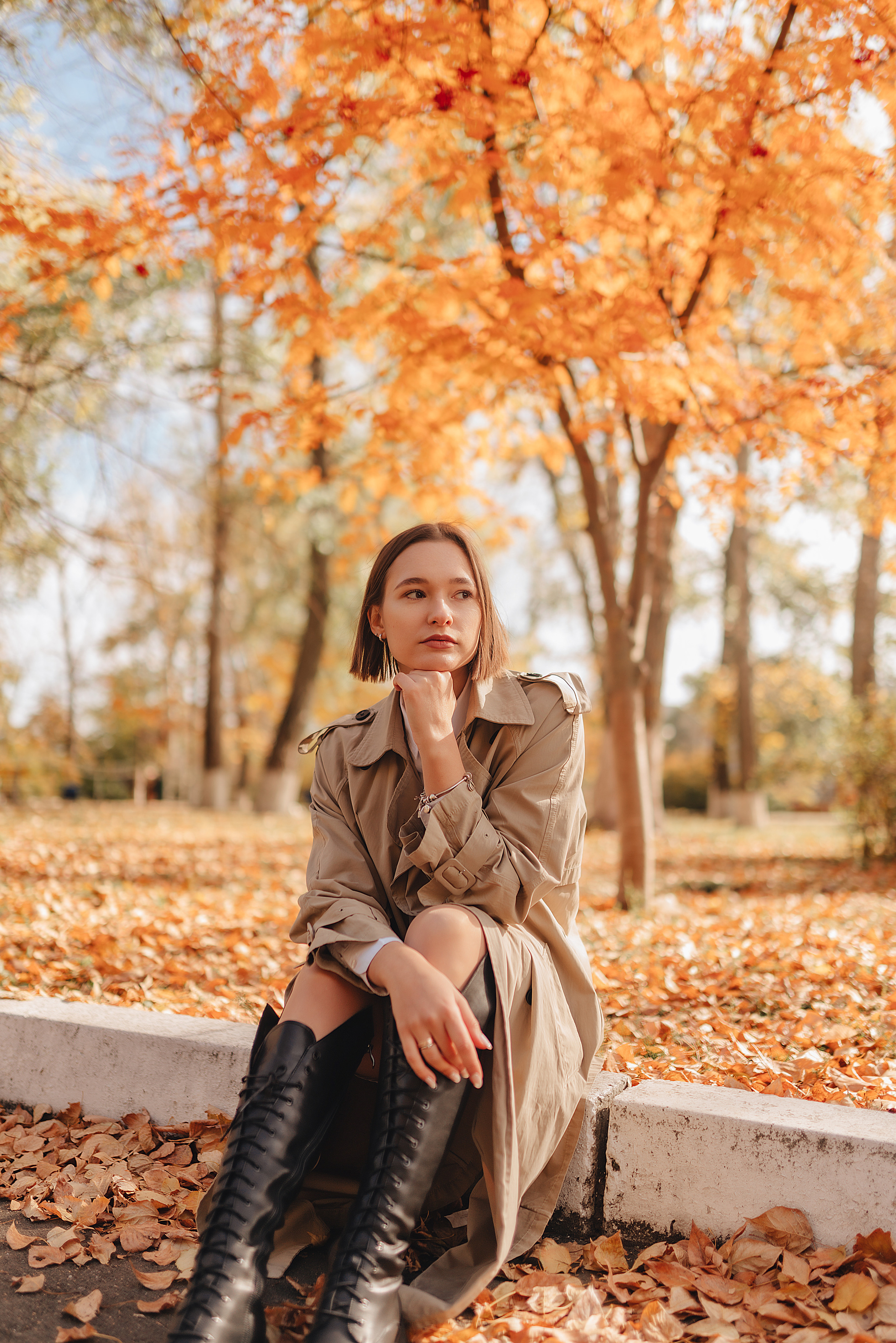 Осенняя прогулка в городском парке. Фотограф Карина Шмулёва. Воронеж и область
