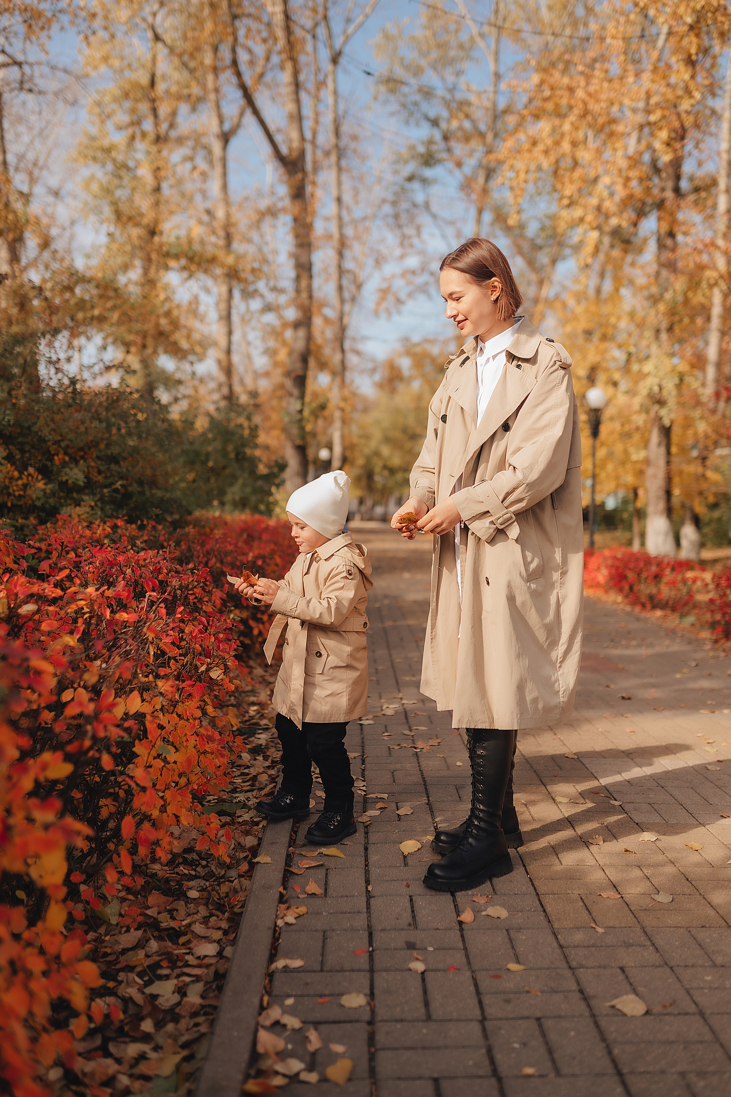 Осенняя прогулка в городском парке. Фотограф Карина Шмулёва. Воронеж и область