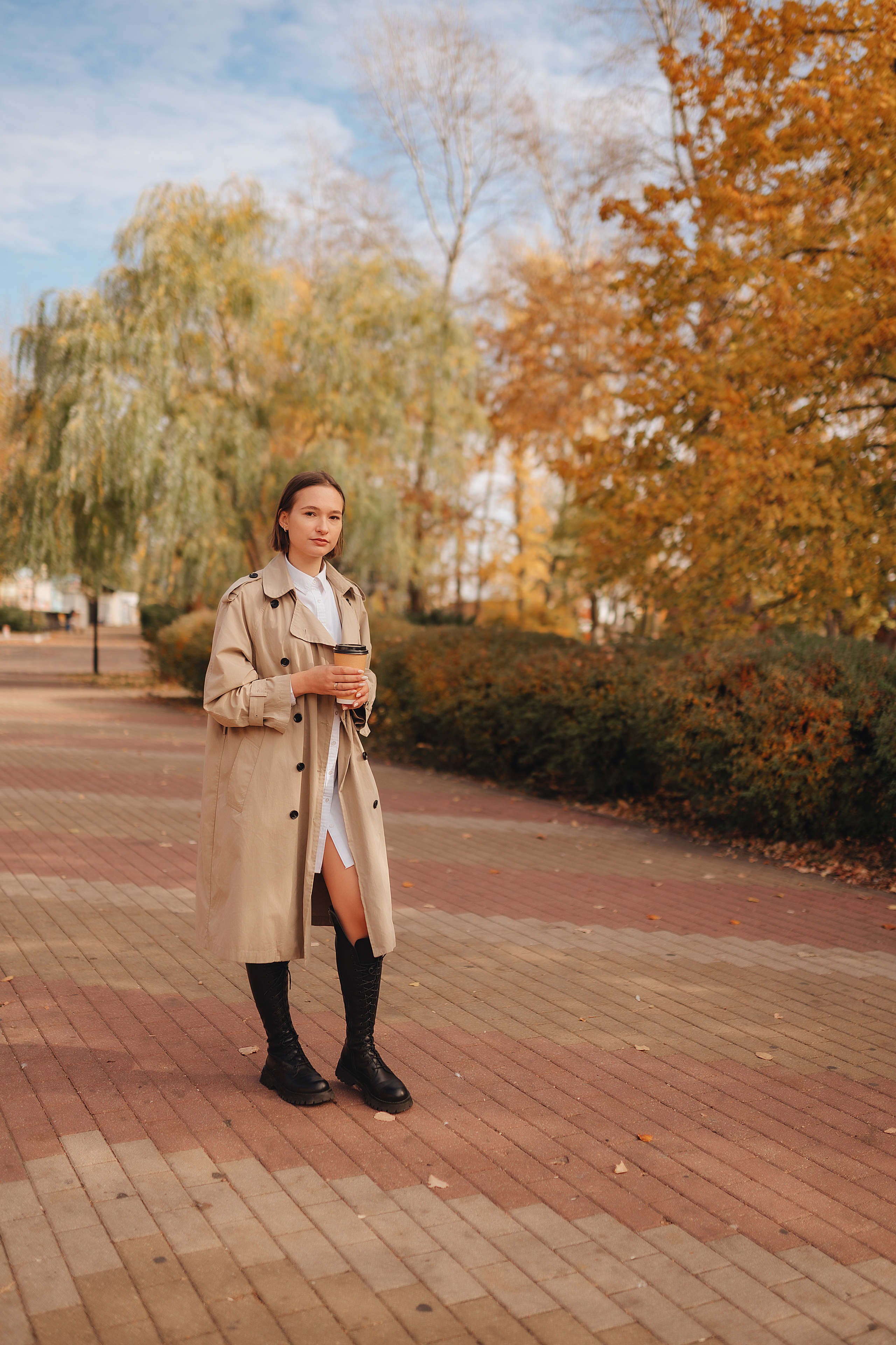 Осенняя прогулка в городском парке. Фотограф Карина Шмулёва. Воронеж и область