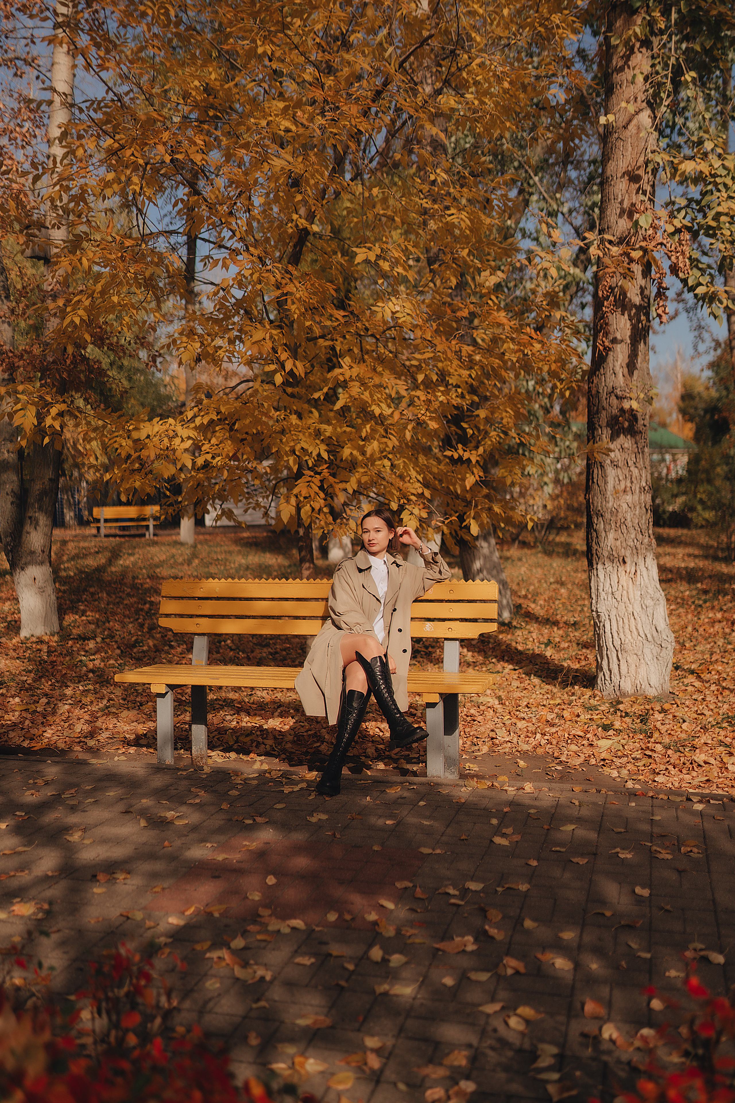 Осенняя прогулка в городском парке. Фотограф Карина Шмулёва. Воронеж и область