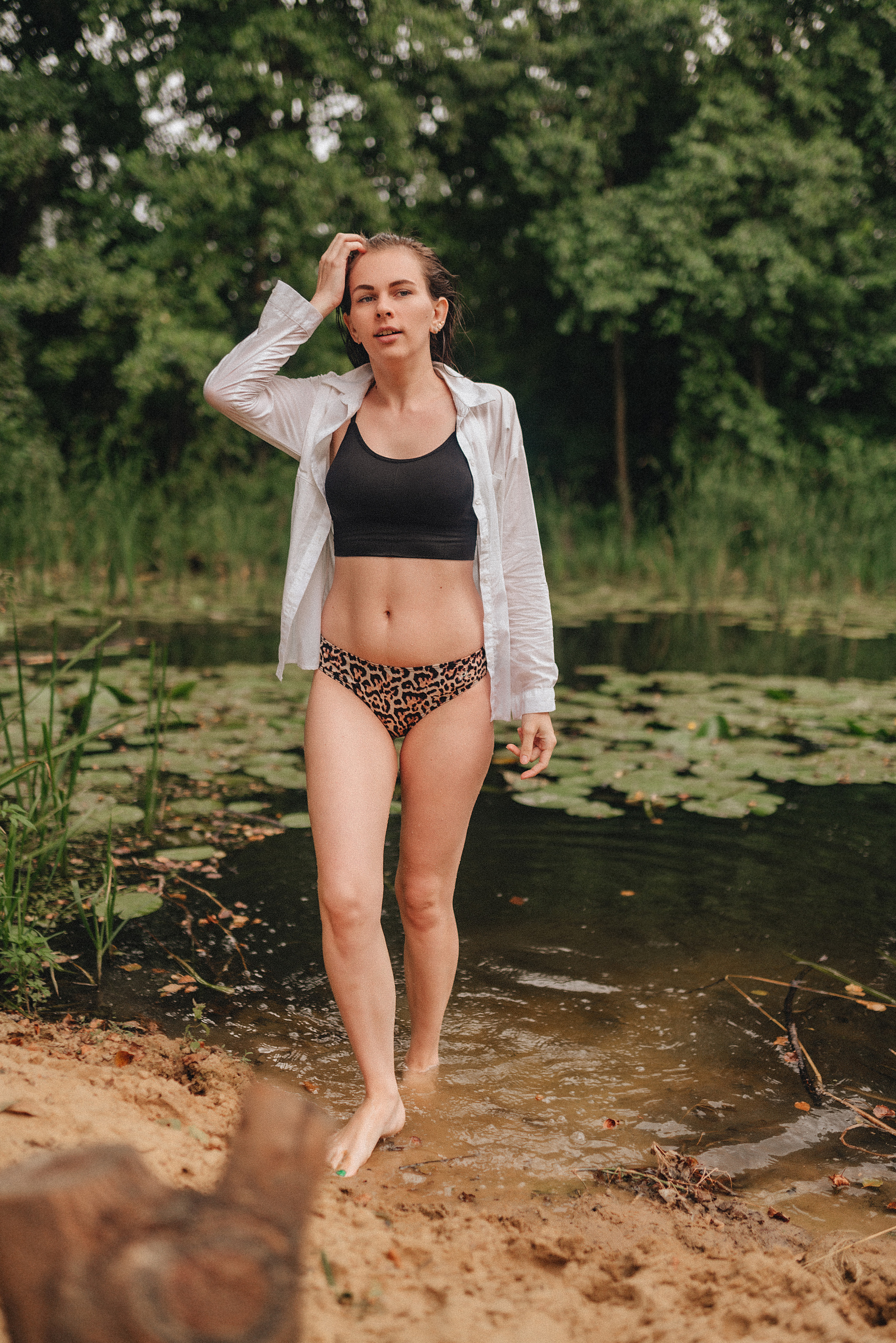 Кристина |Съемка в реке. Фотограф Карина Шмулёва. Воронеж и область