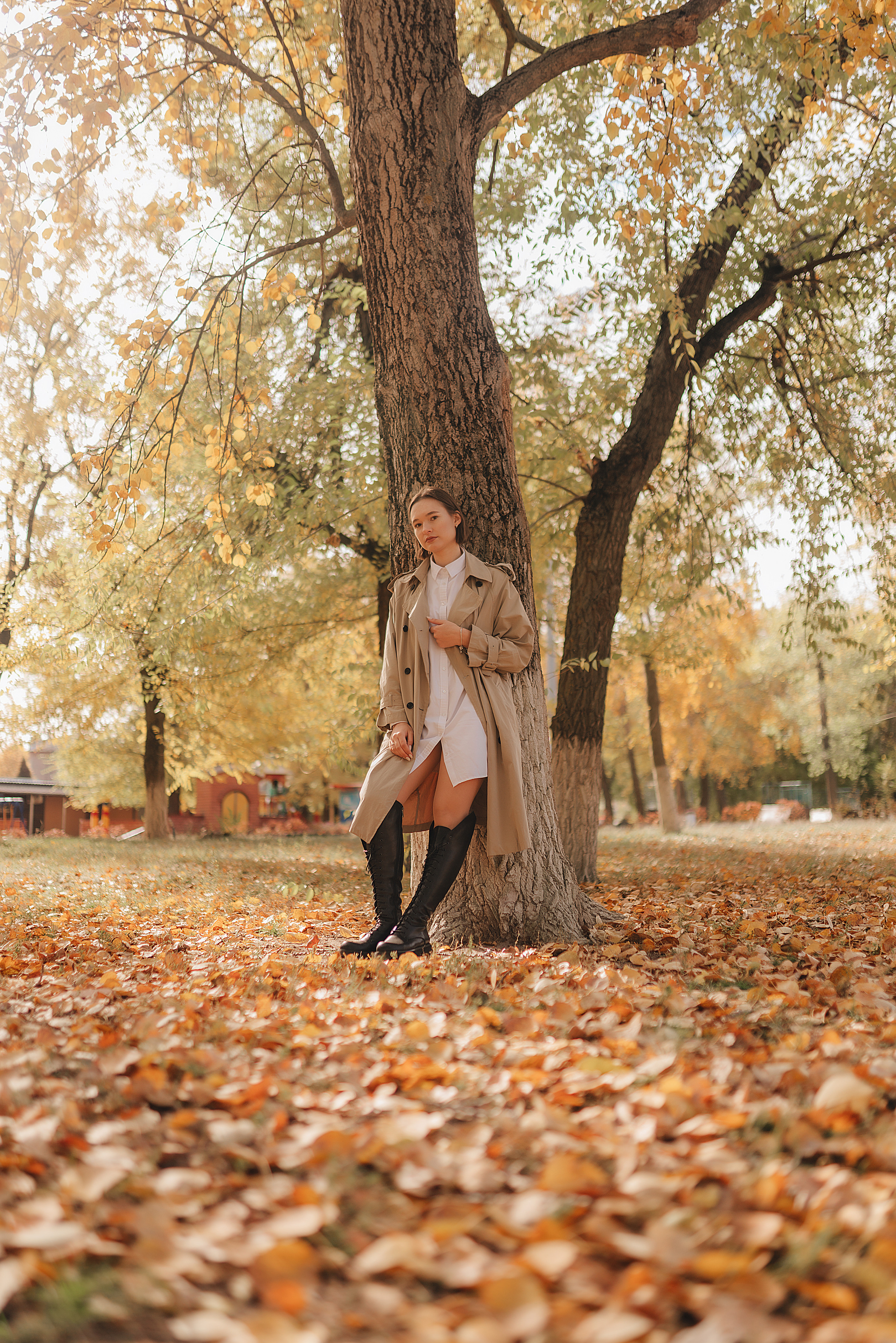 Осенняя прогулка в городском парке. Фотограф Карина Шмулёва. Воронеж и область