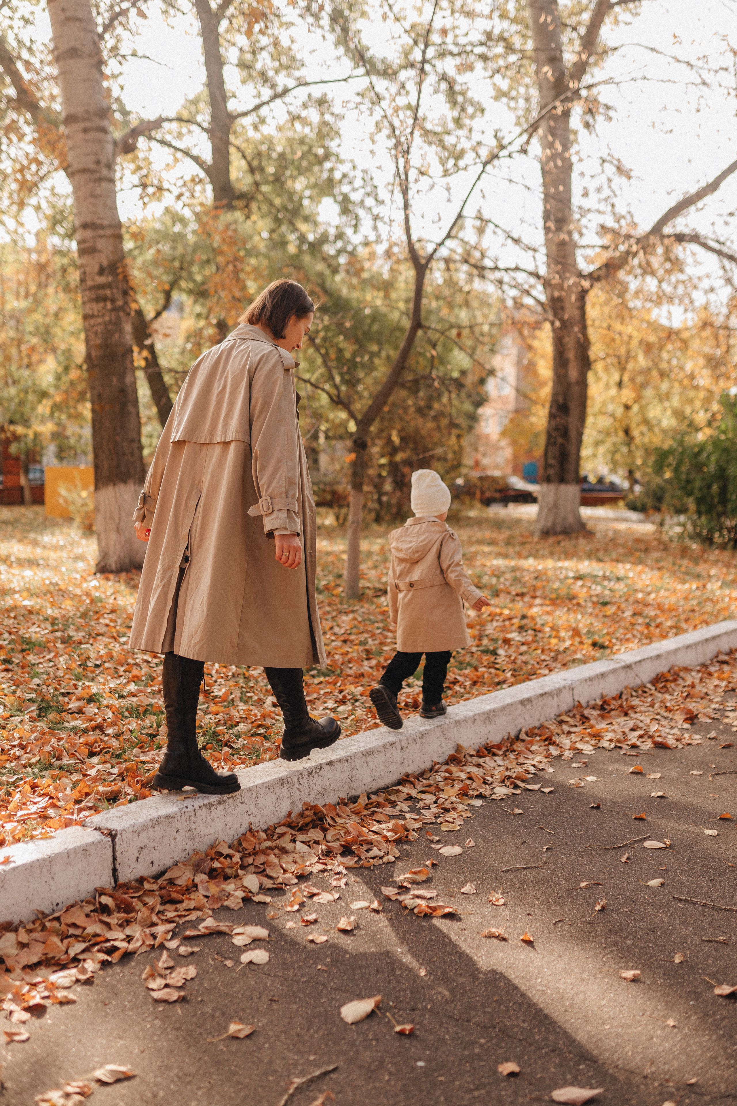Осенняя прогулка в городском парке. Фотограф Карина Шмулёва. Воронеж и область