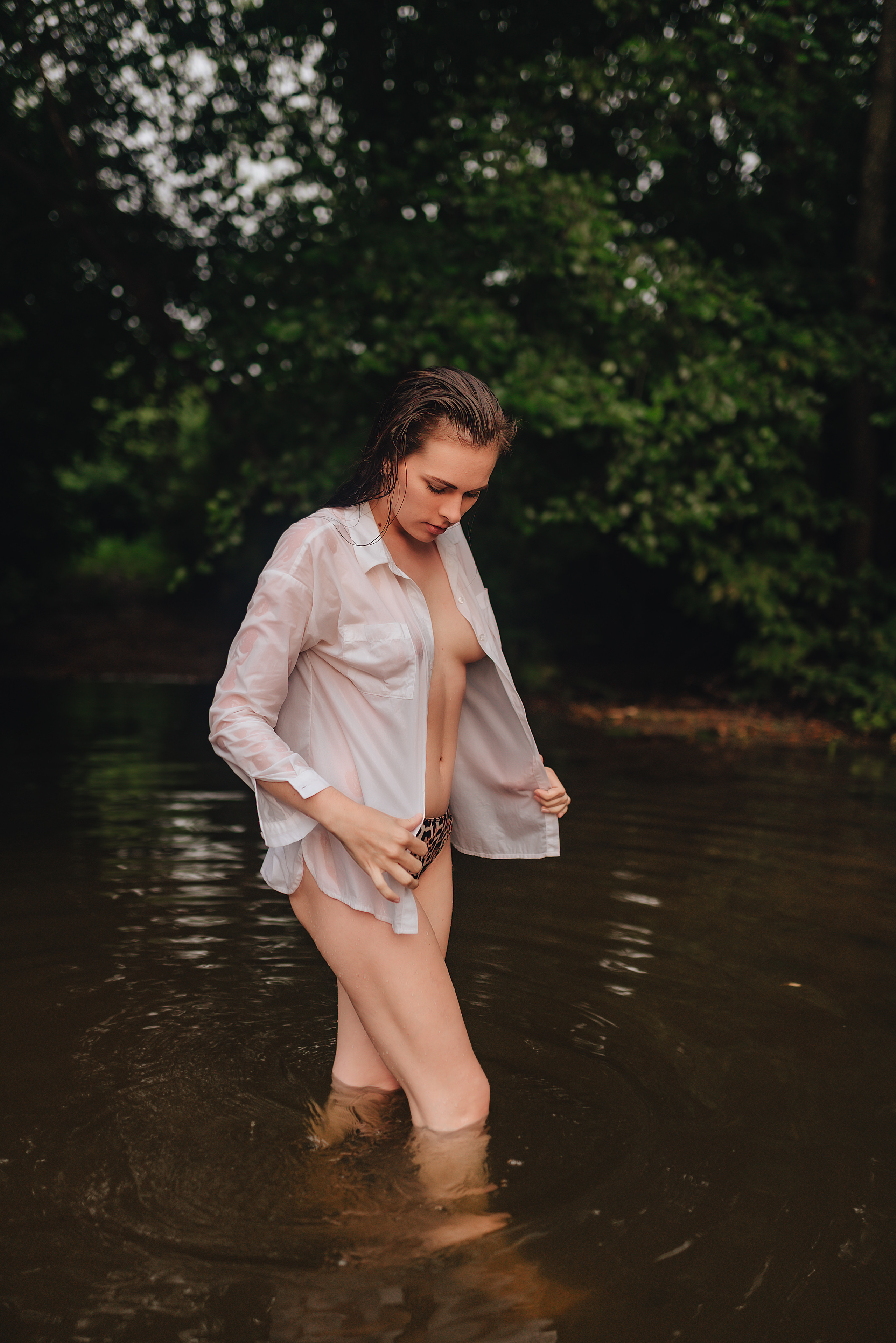 Кристина |Съемка в реке. Фотограф Карина Шмулёва. Воронеж и область