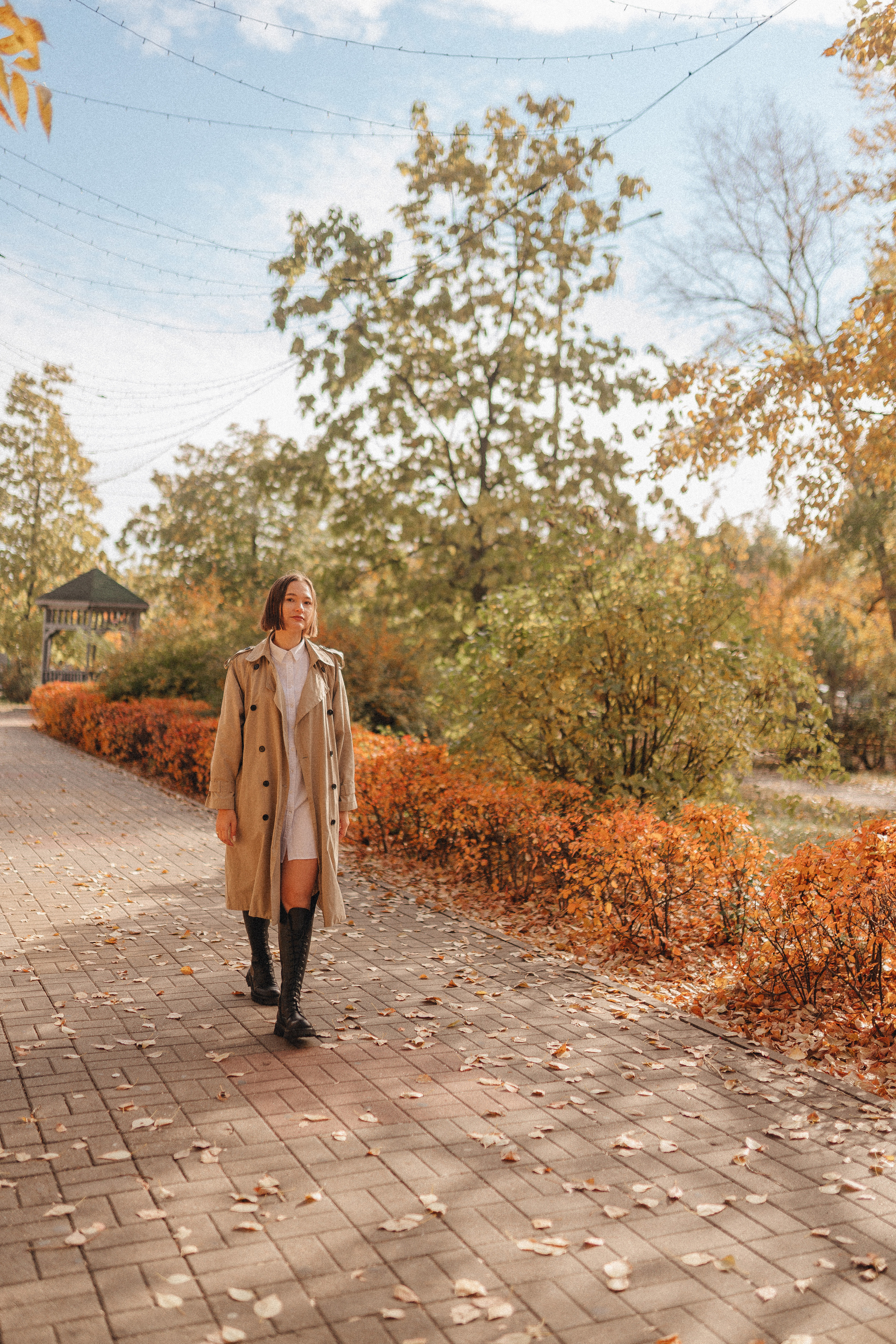 Осенняя прогулка в городском парке. Фотограф Карина Шмулёва. Воронеж и область