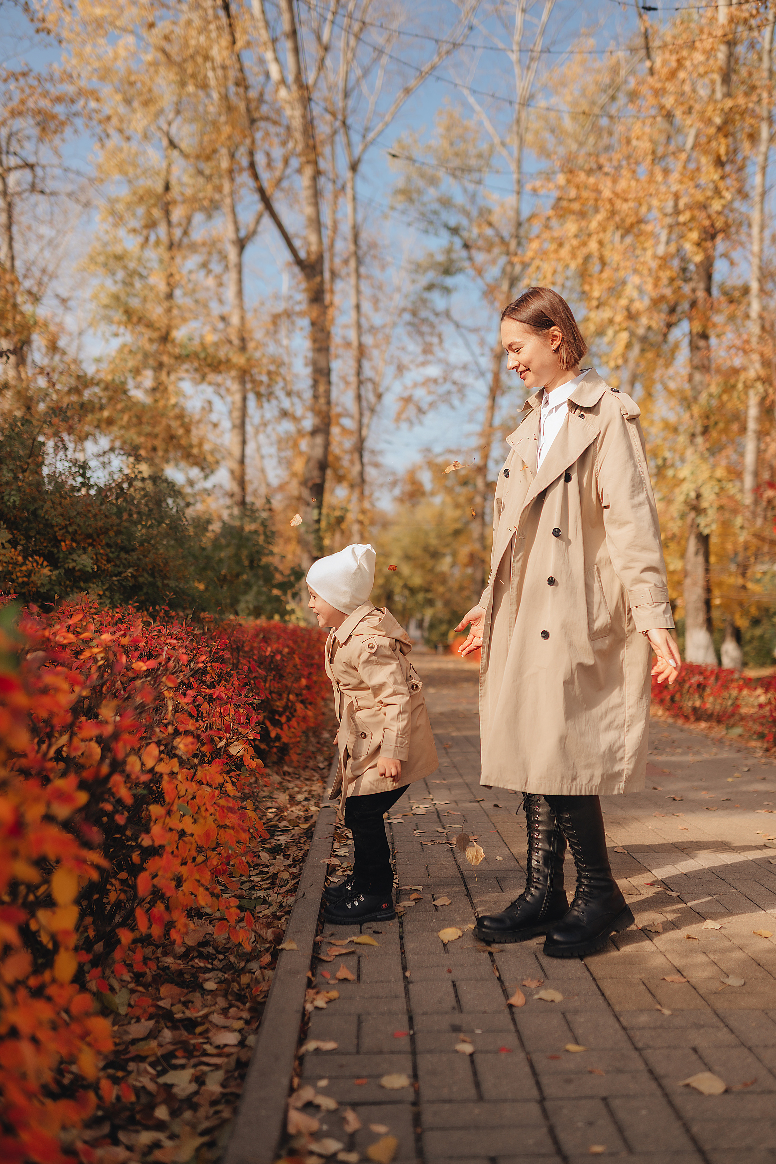 Осенняя прогулка в городском парке. Фотограф Карина Шмулёва. Воронеж и область