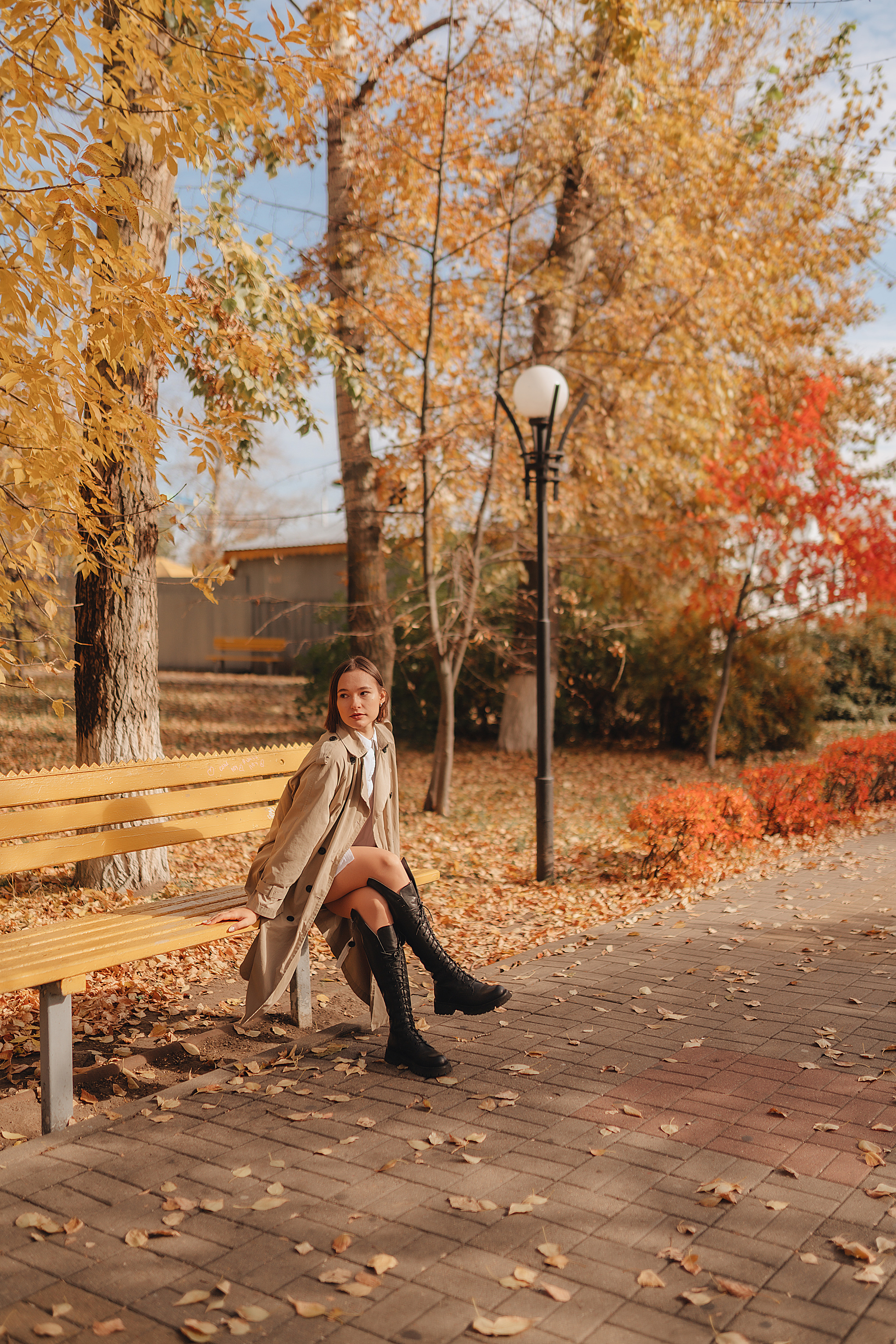 Осенняя прогулка в городском парке. Фотограф Карина Шмулёва. Воронеж и область