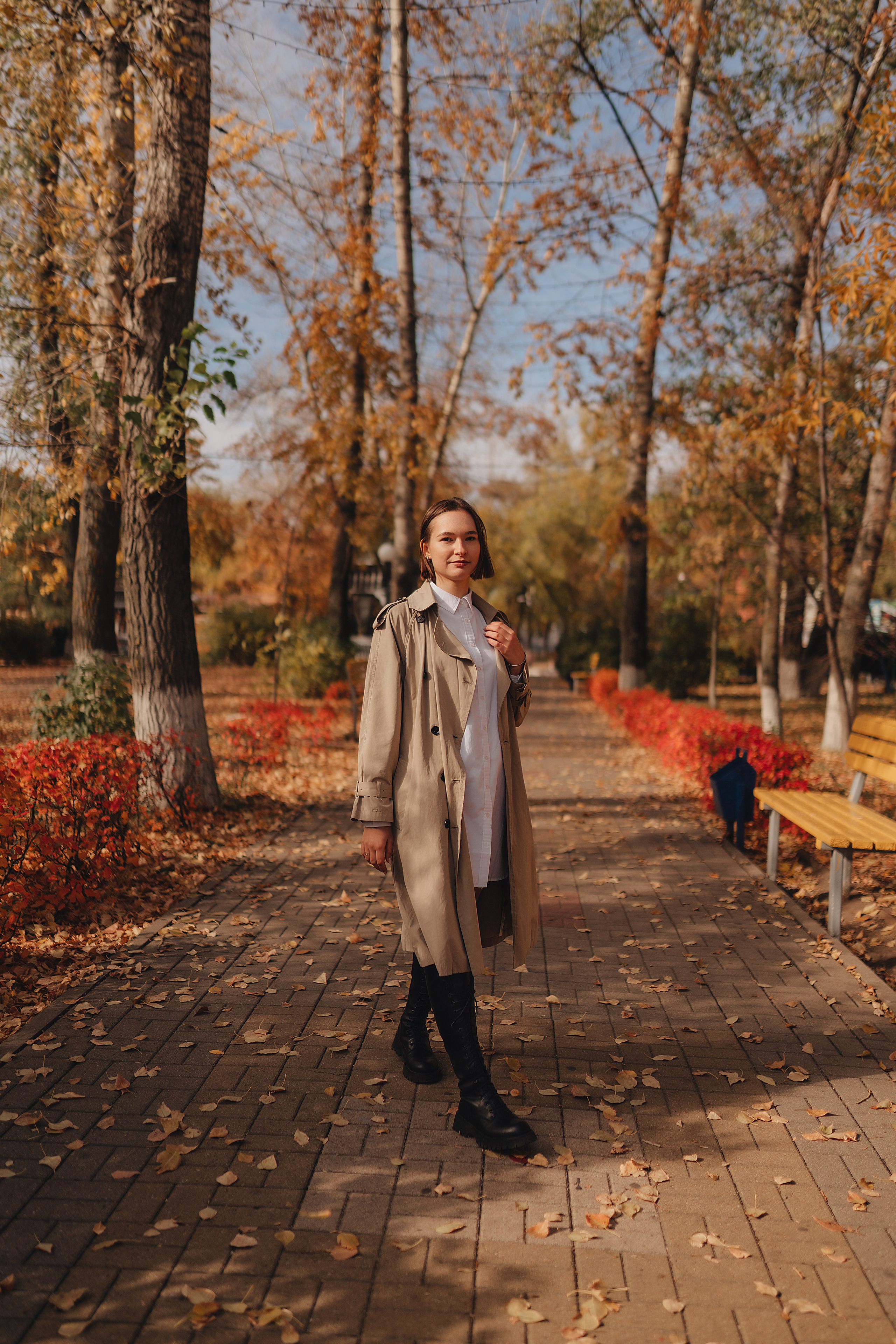 Осенняя прогулка в городском парке. Фотограф Карина Шмулёва. Воронеж и область