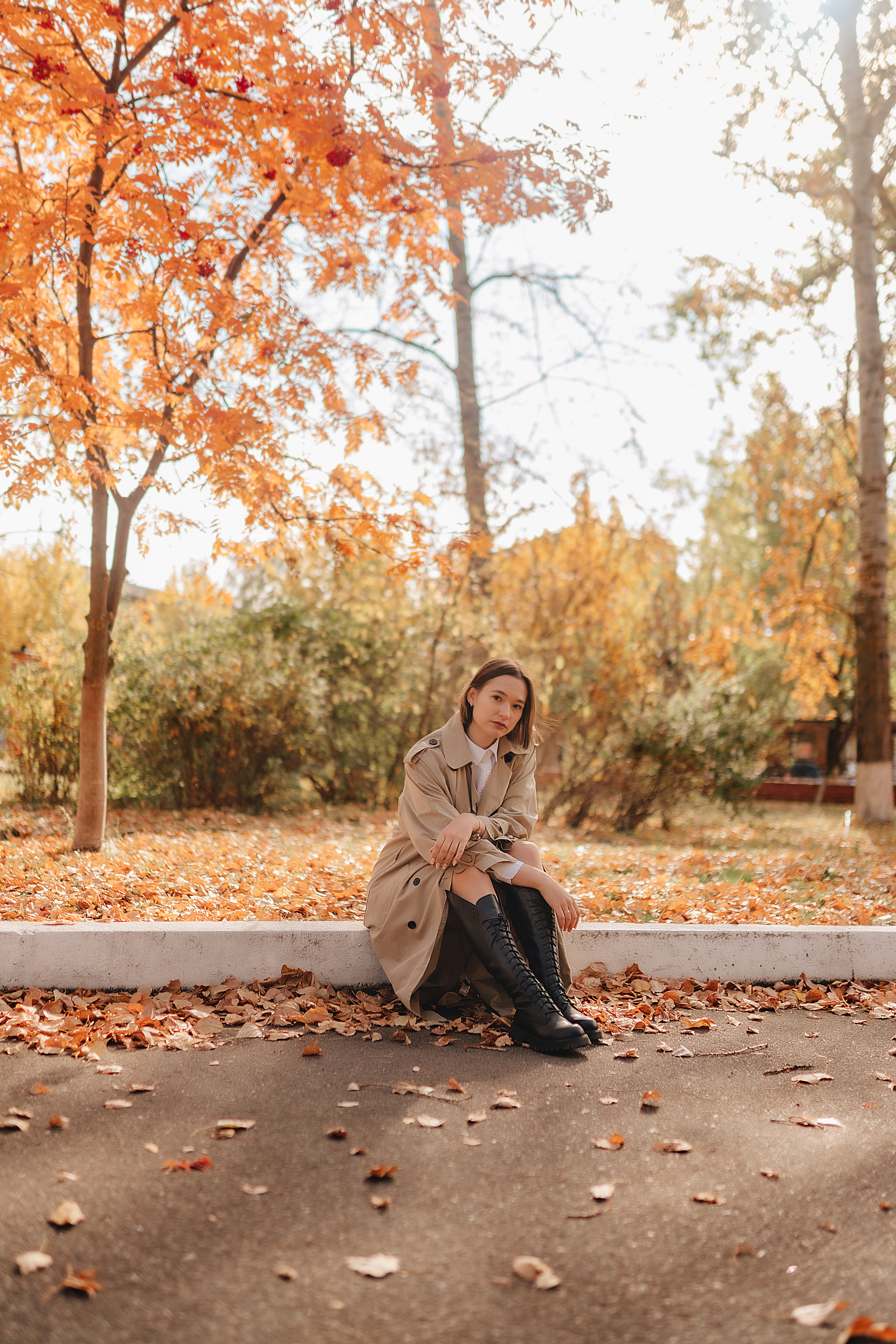Осенняя прогулка в городском парке. Фотограф Карина Шмулёва. Воронеж и область