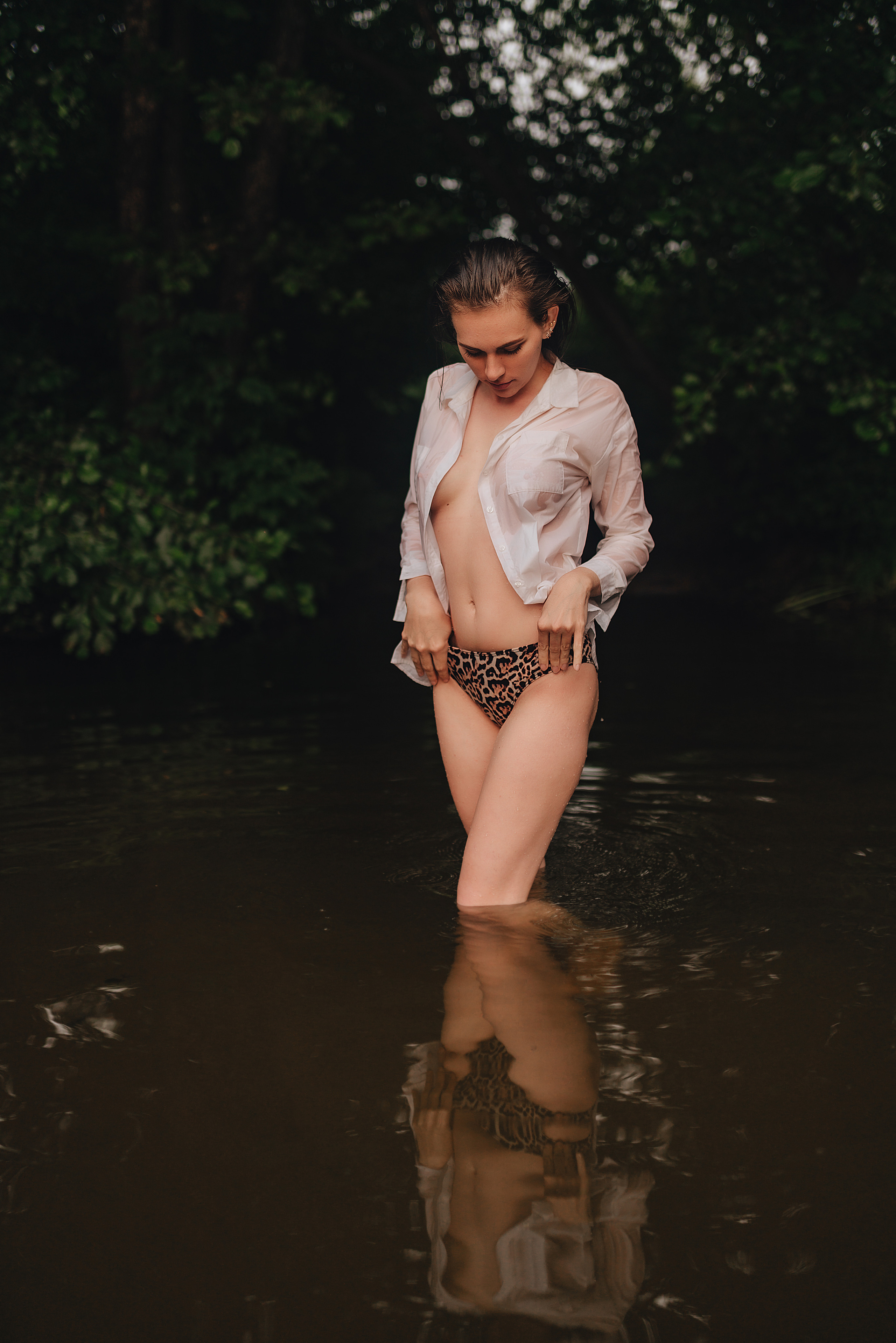 Кристина |Съемка в реке. Фотограф Карина Шмулёва. Воронеж и область