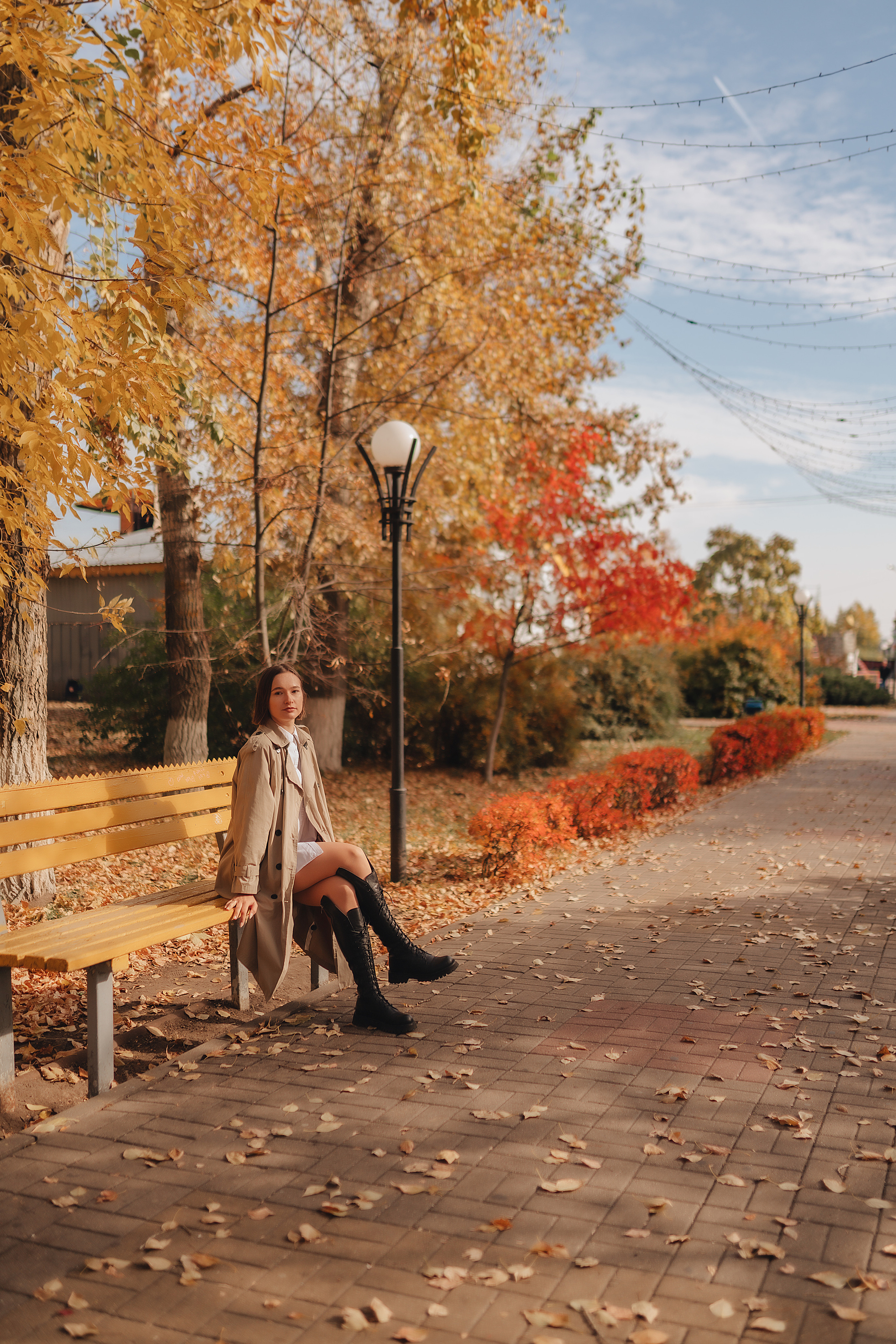 Осенняя прогулка в городском парке. Фотограф Карина Шмулёва. Воронеж и область