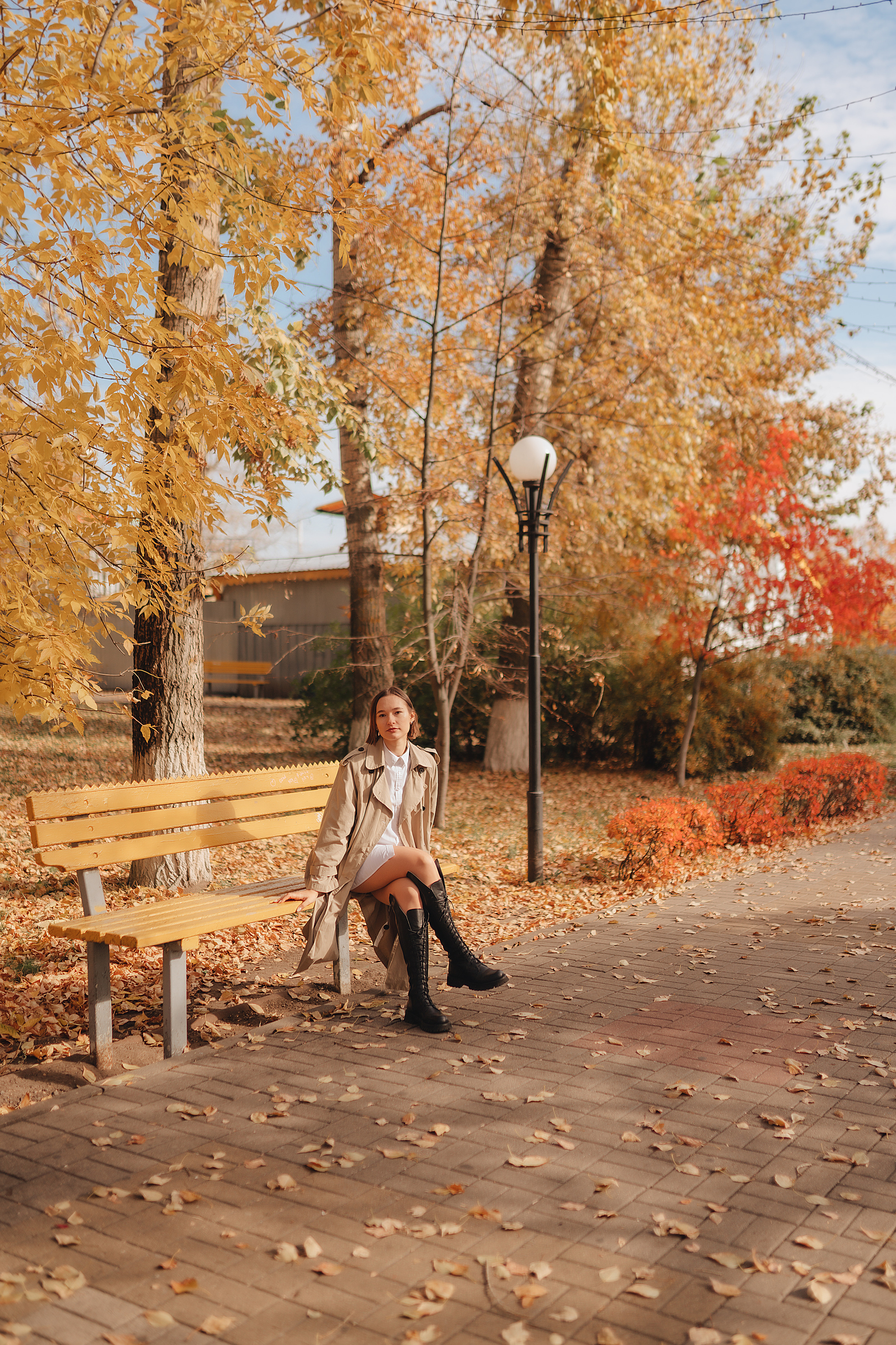 Осенняя прогулка в городском парке. Фотограф Карина Шмулёва. Воронеж и область