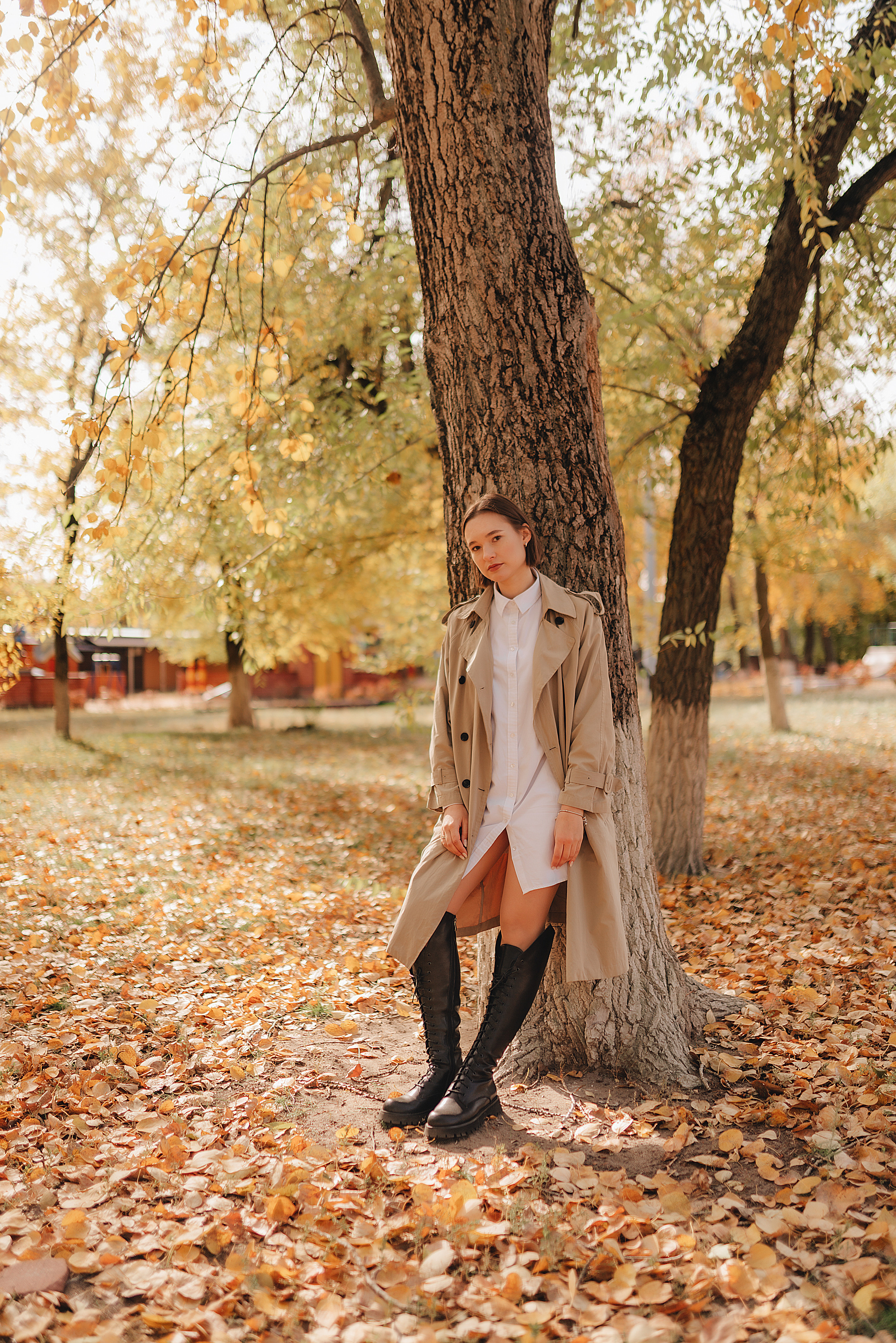 Осенняя прогулка в городском парке. Фотограф Карина Шмулёва. Воронеж и область