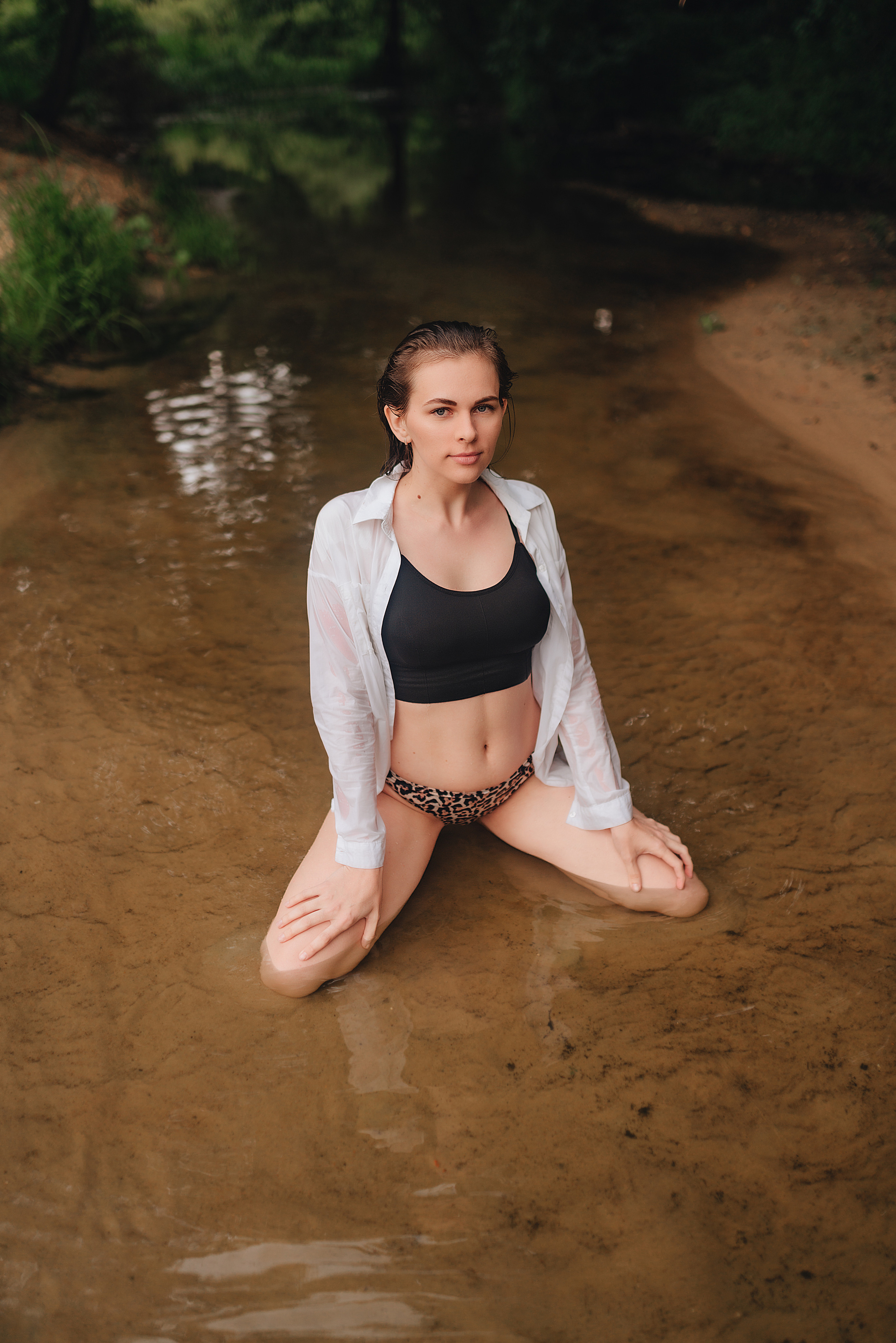 Кристина |Съемка в реке. Фотограф Карина Шмулёва. Воронеж и область