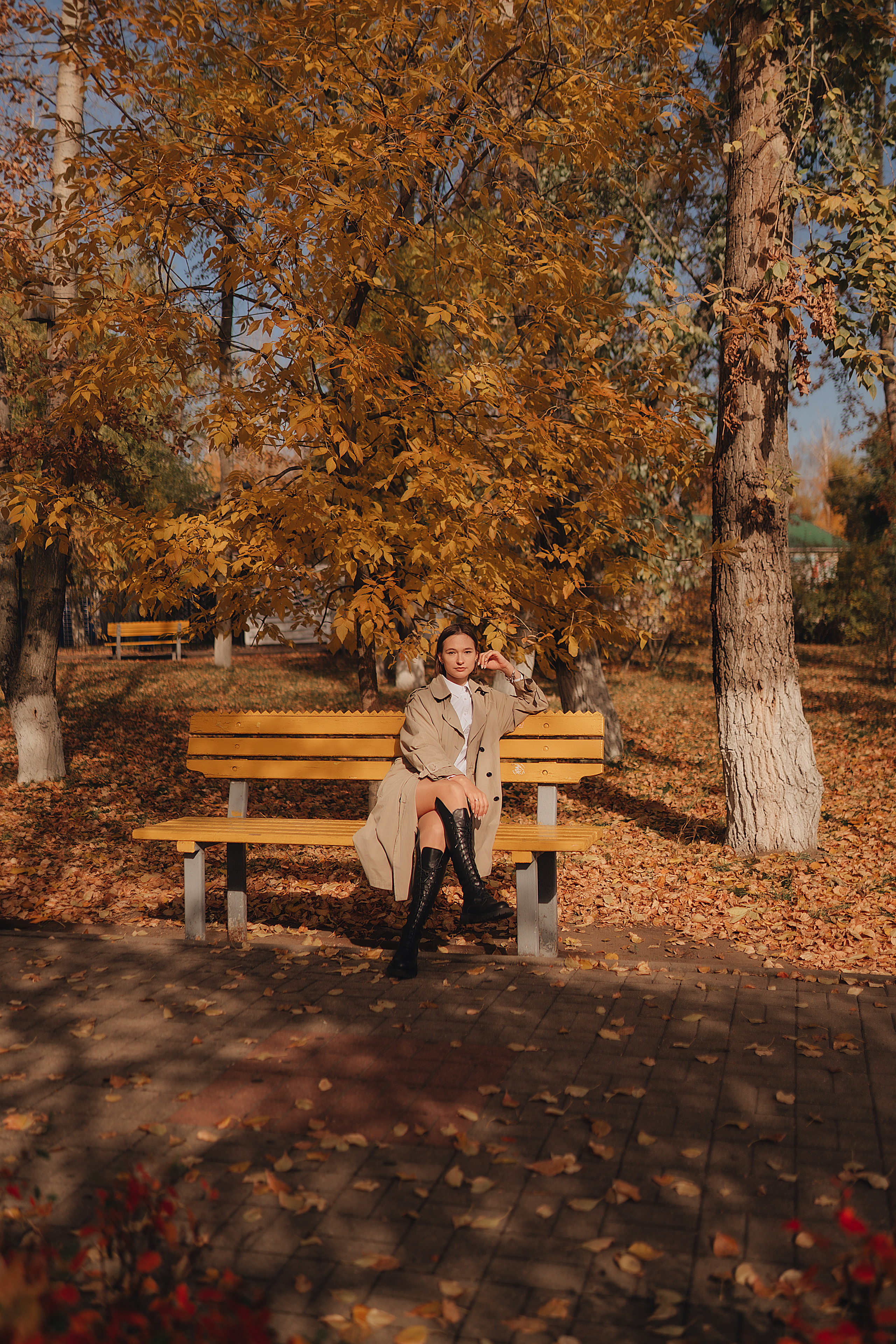 Осенняя прогулка в городском парке. Фотограф Карина Шмулёва. Воронеж и область