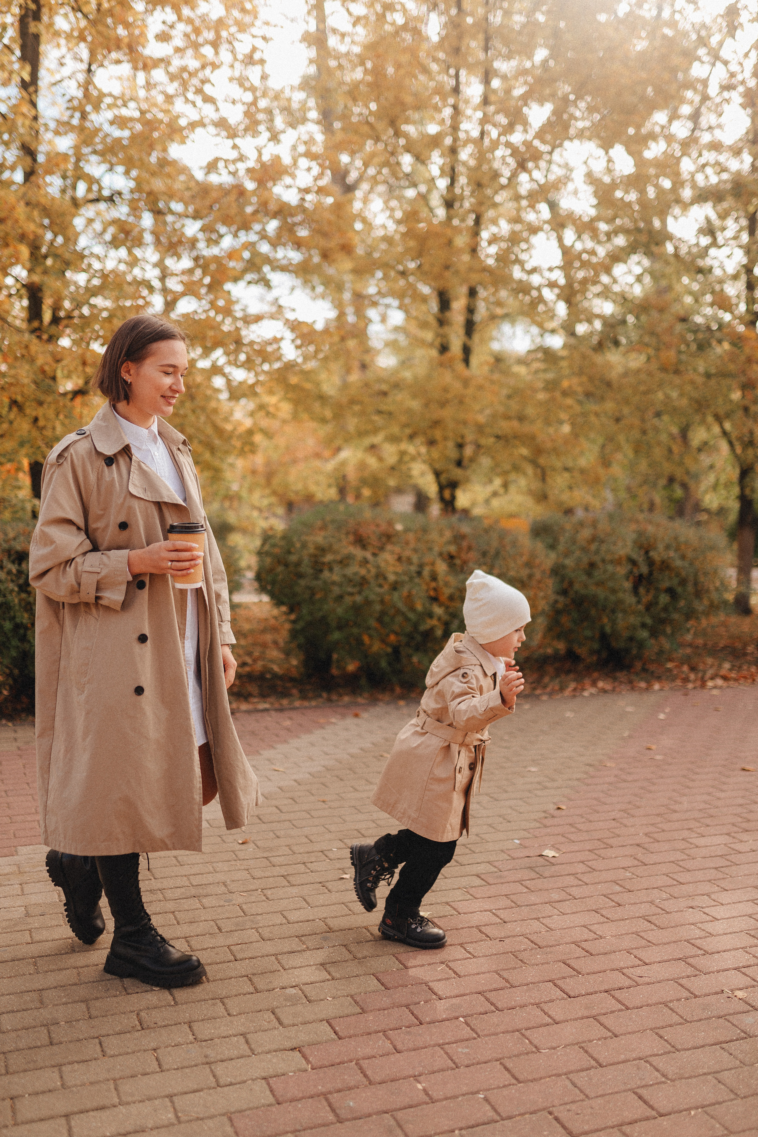Осенняя прогулка в городском парке. Фотограф Карина Шмулёва. Воронеж и область