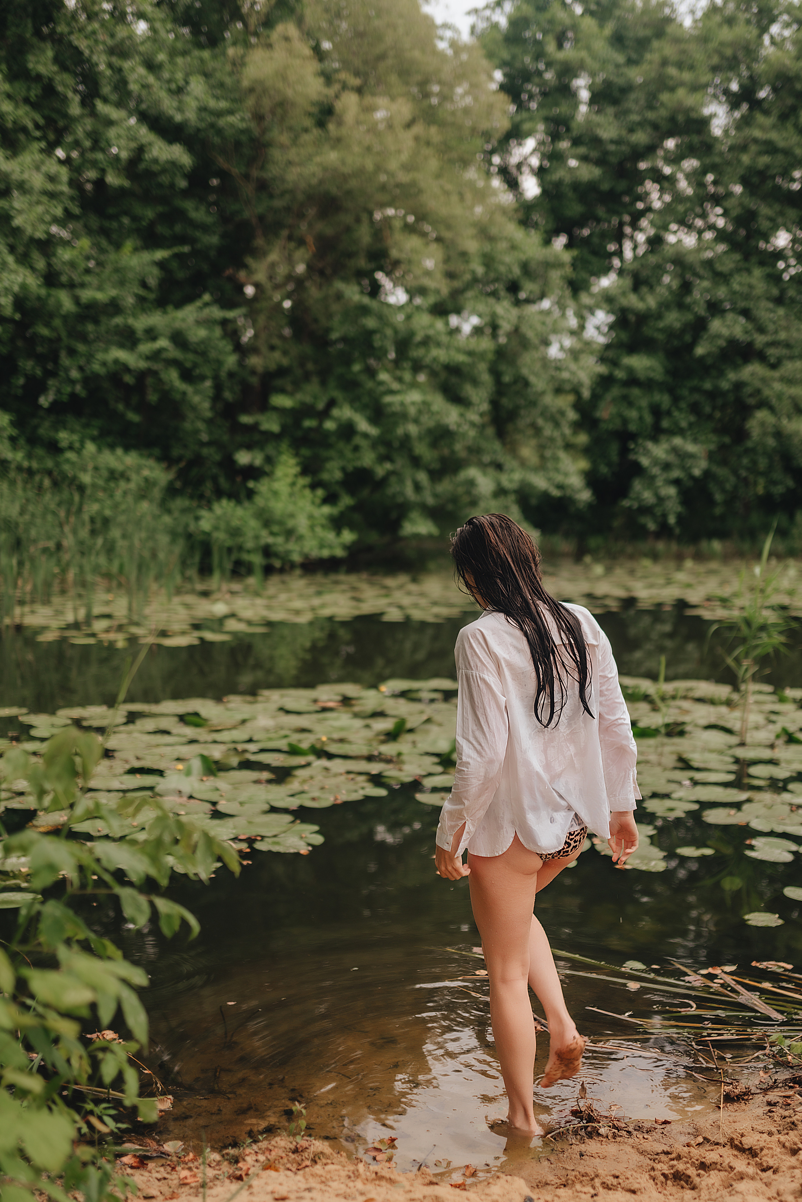 Кристина |Съемка в реке. Фотограф Карина Шмулёва. Воронеж и область