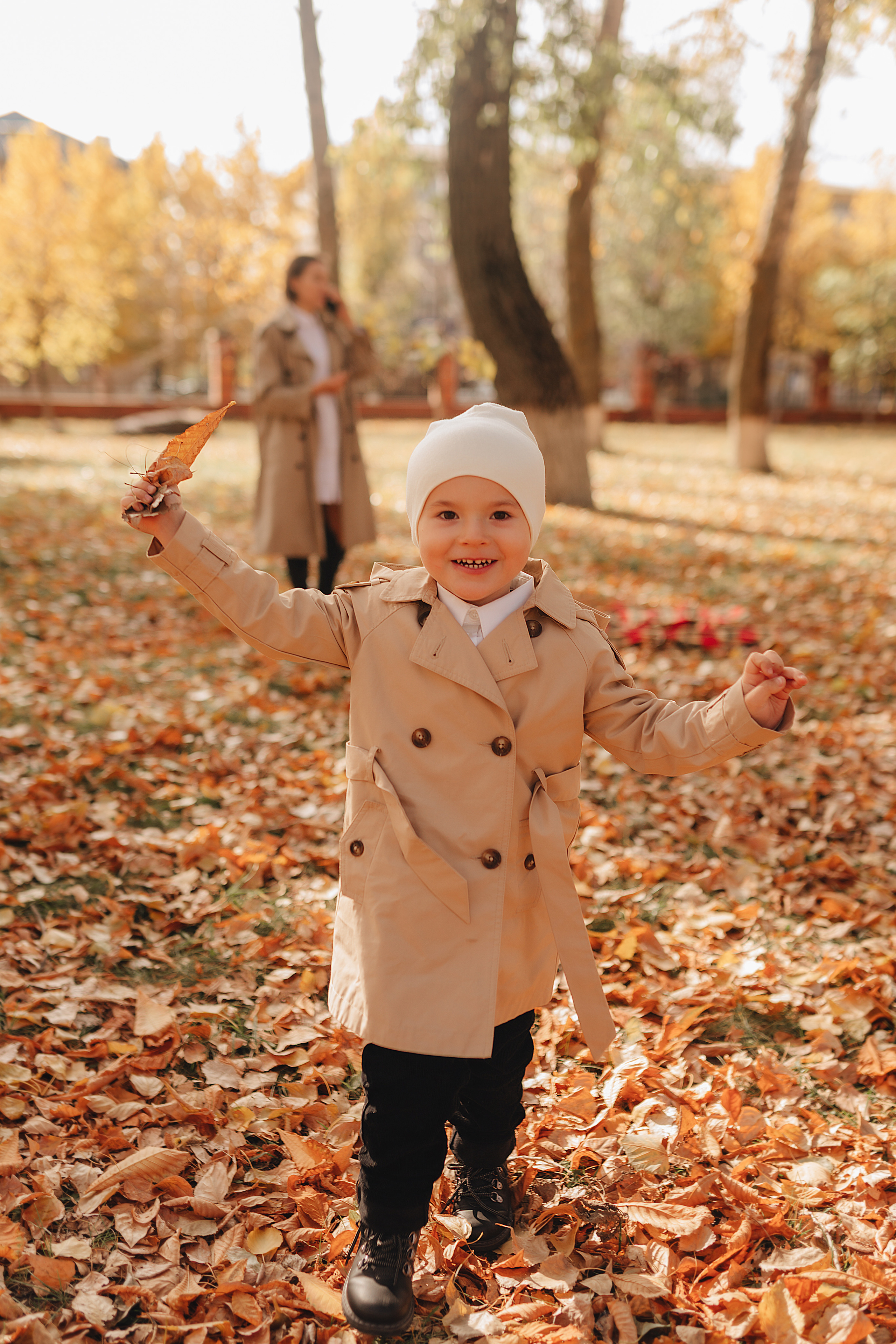Осенняя прогулка в городском парке. Фотограф Карина Шмулёва. Воронеж и область