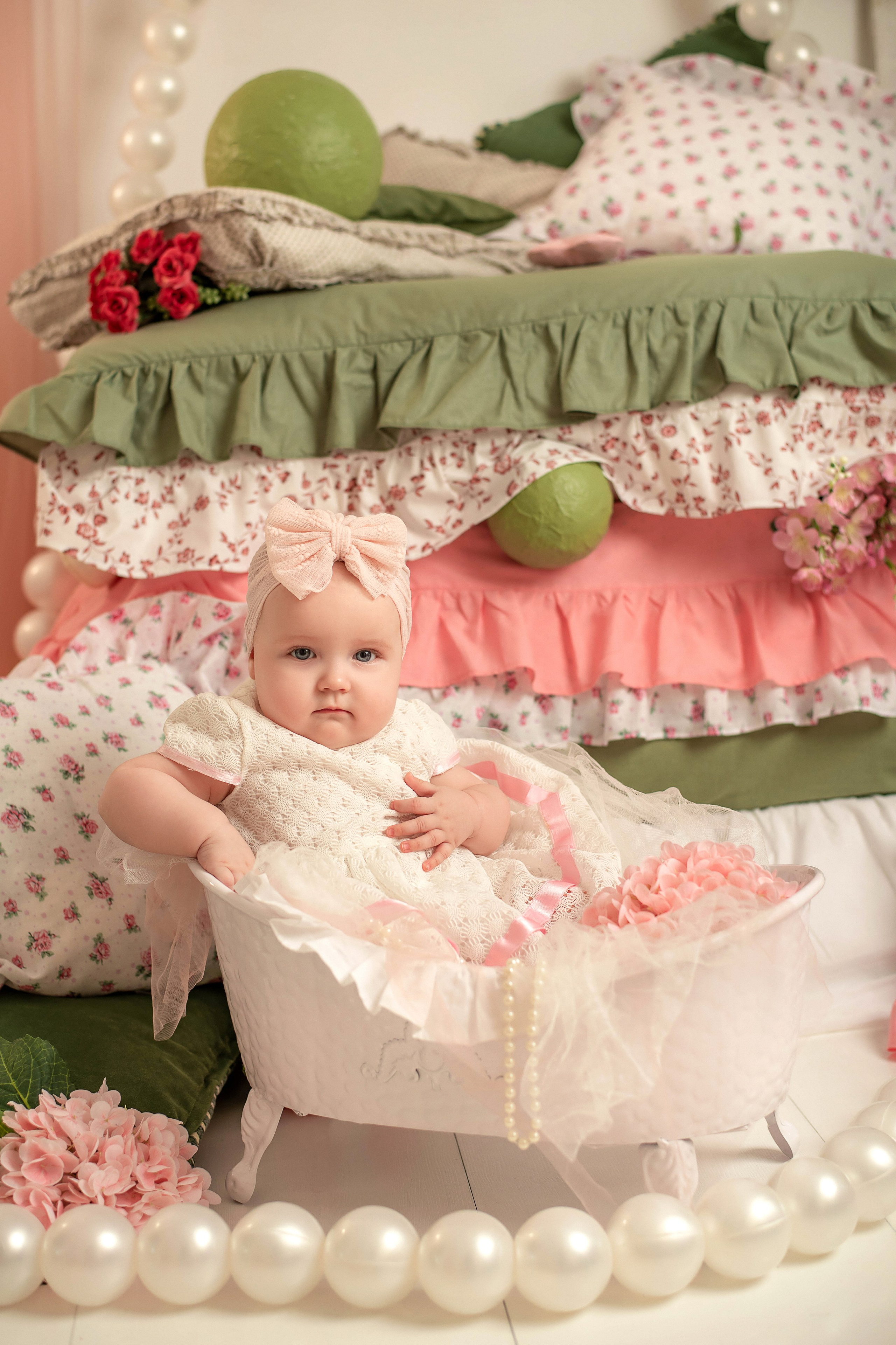 Верочка 7 месяцев. Семейный и детский фотограф Наталья Горда